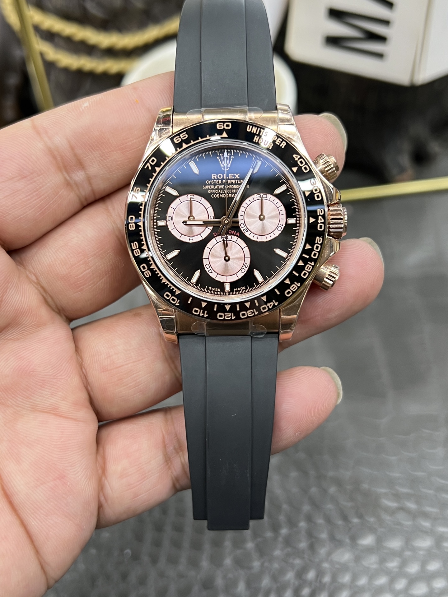 롤렉스 데이토나 40mm C1공장 4131 무브먼트 레플리카 43056