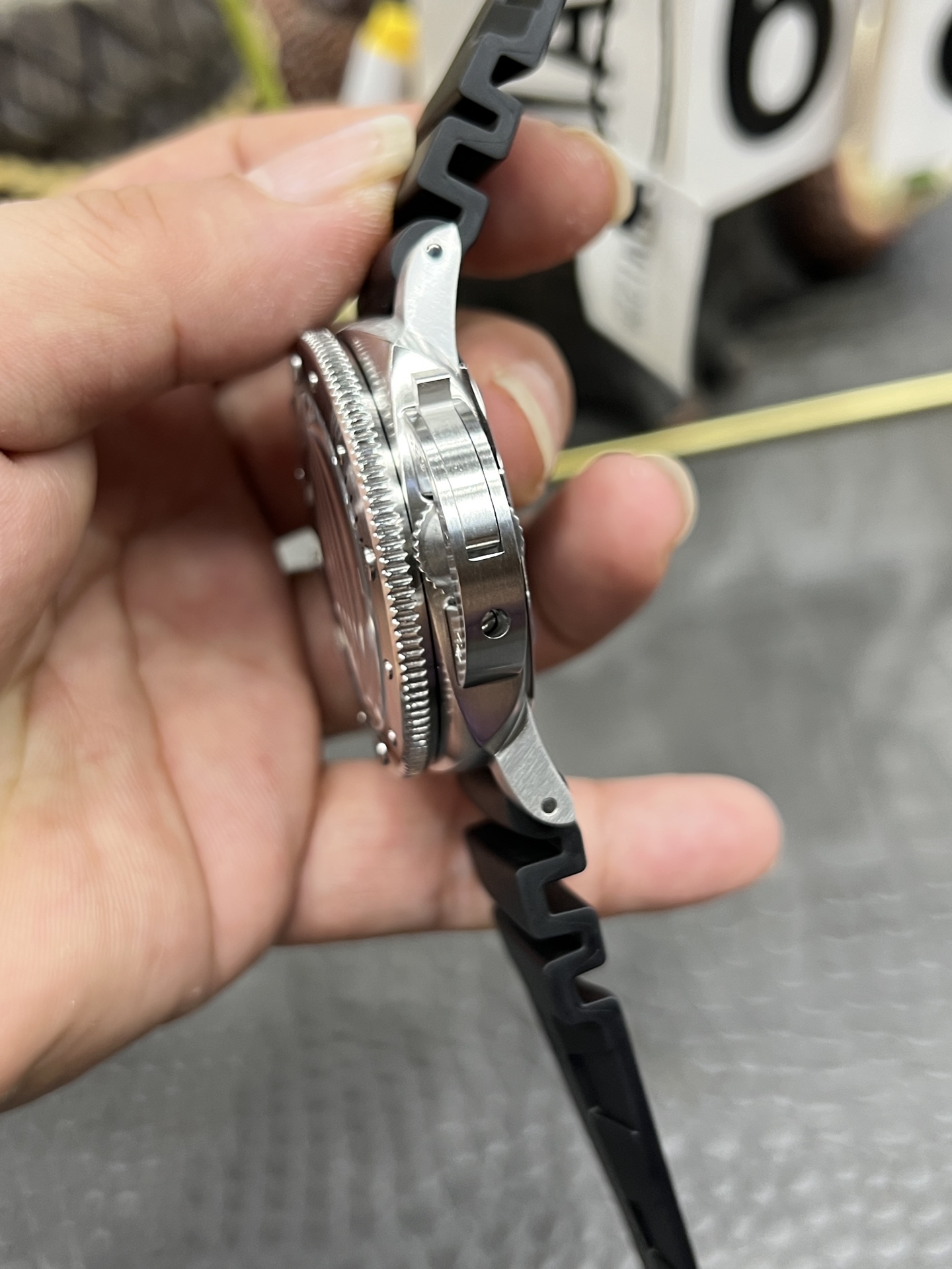 파네라이 PAM1229 블루 바늘 자동 시계 이미지 6