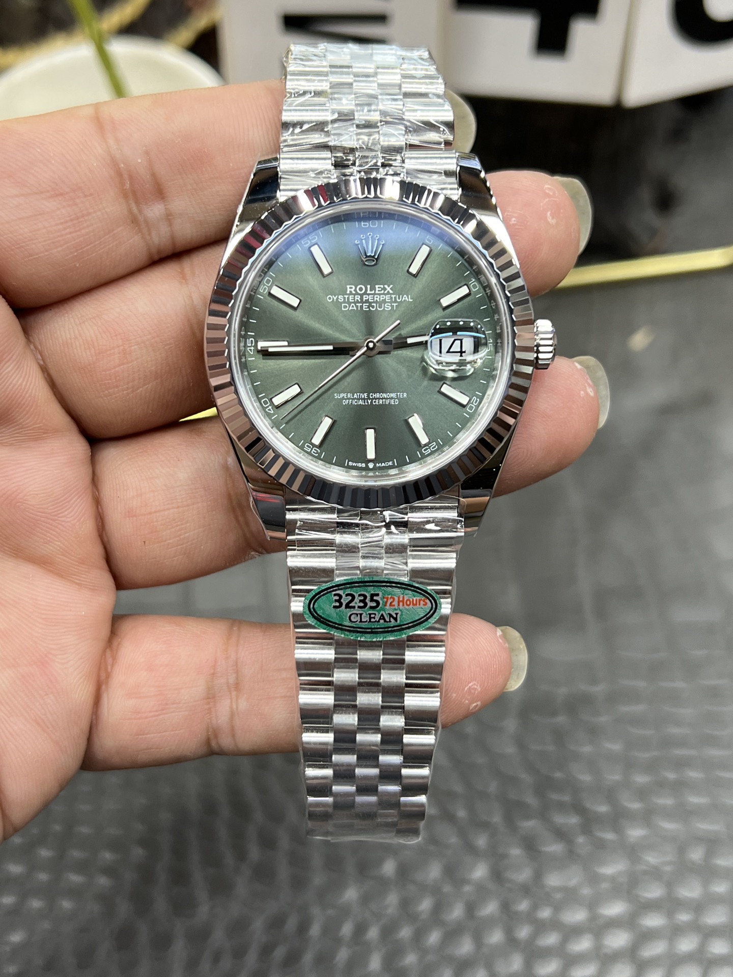롤렉스 데이트저스트 41mm 3235 무브먼트 레플리카 43057