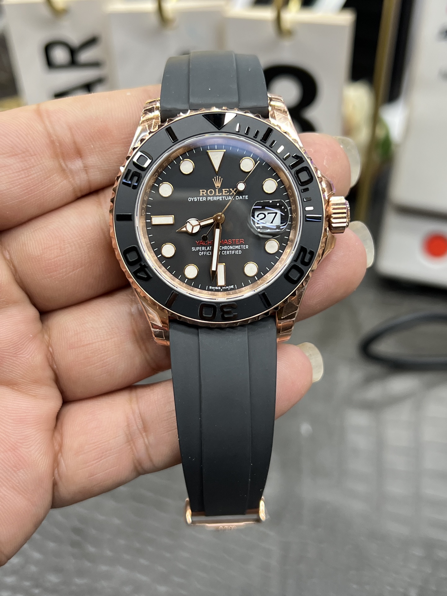 롤렉스 요트마스터 40mm 3135 무브먼트 레플리카 43061