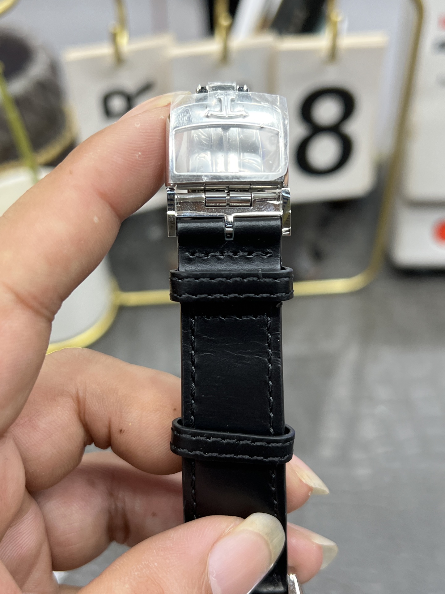 Jaeger-LeCoultre Reverso Classic Manual Wind Watch, Leather Strap, 49mm 8 i1754227945673 8358 0 7