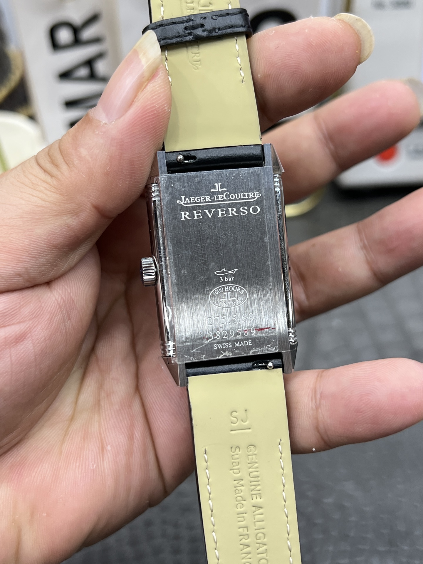Jaeger-LeCoultre Reverso Classic Manual Wind Watch, Leather Strap, 49mm 7 i1754227945749 569 0 6