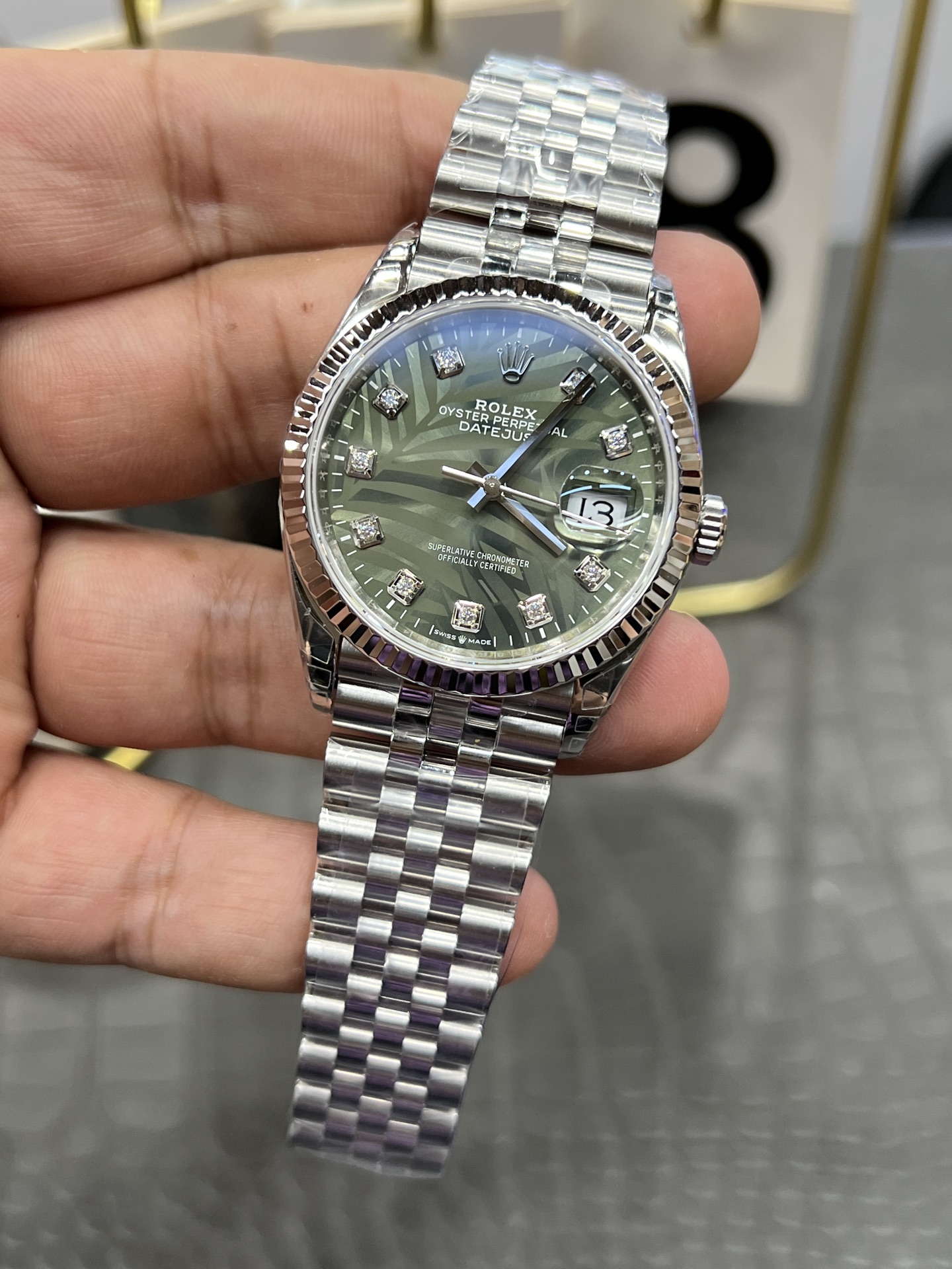 롤렉스 데이트저스트 자동 시계 상세 이미지 3