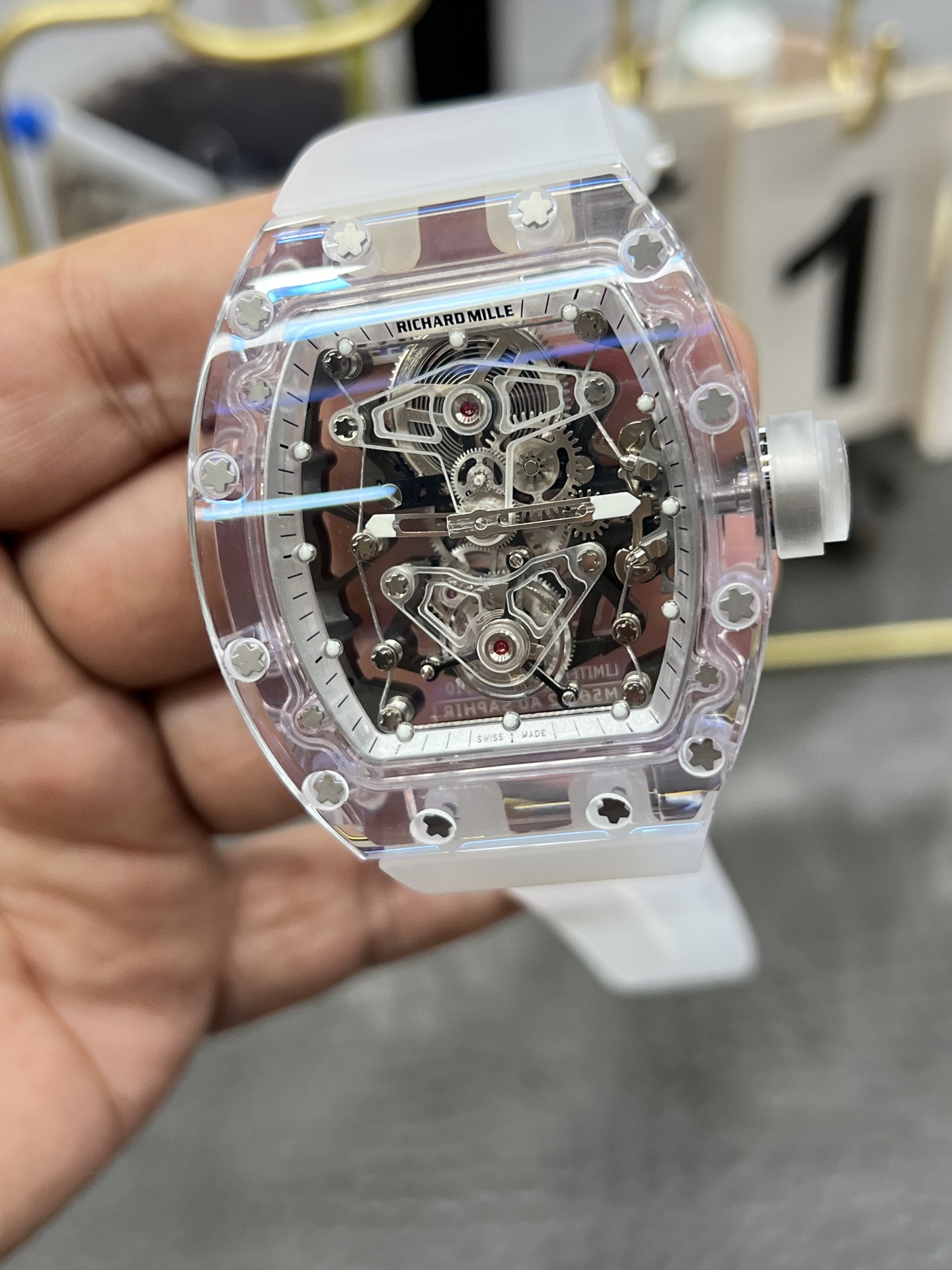 리차드밀 RM 56-02 리미티드 에디션 투르비용 남성 시계 레플리카 44849 Richard Mille 이미지 5