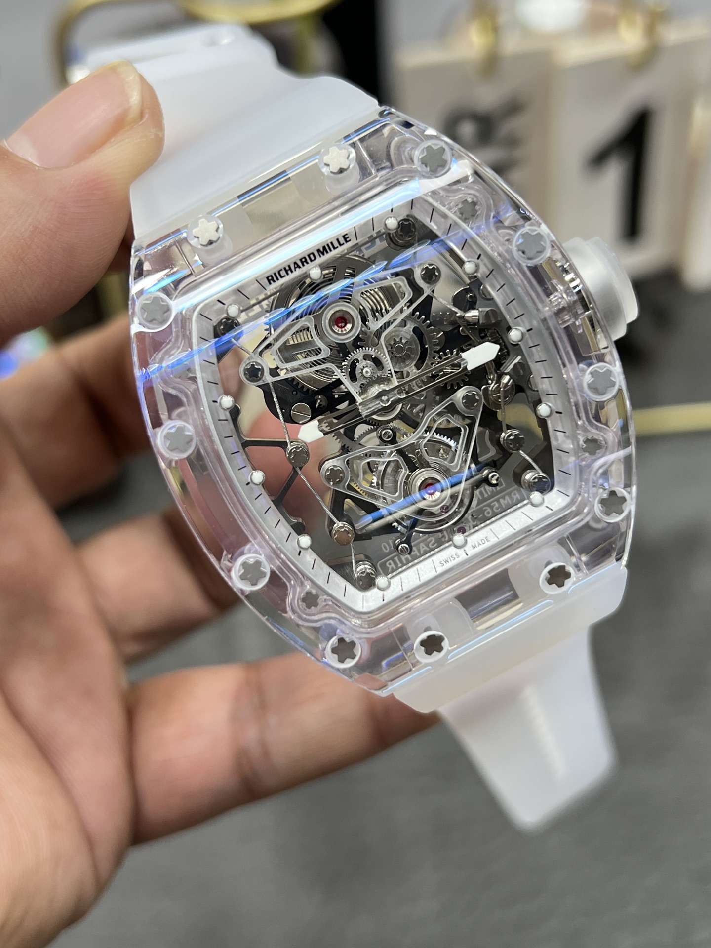 리차드밀 RM 56-02 리미티드 에디션 투르비용 남성 시계 레플리카 44849 Richard Mille 이미지 9
