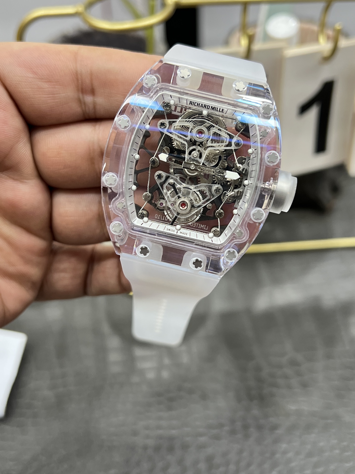 리차드밀 RM 56-02 리미티드 에디션 투르비용 남성 시계 레플리카 44849 Richard Mille 이미지 3