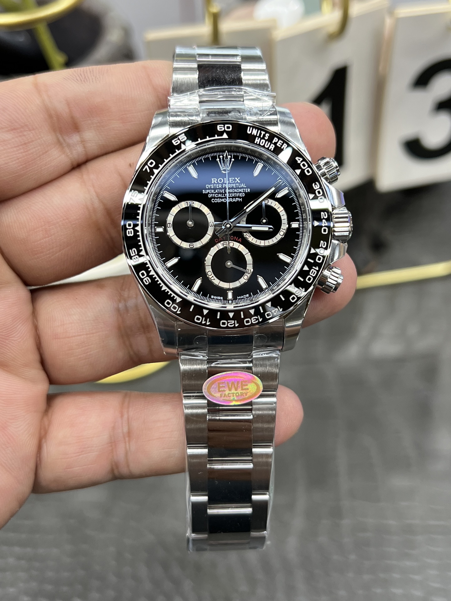 롤렉스 데이토나 40mm EWE공장 EW공장 4131 무브먼트 레플리카 43069