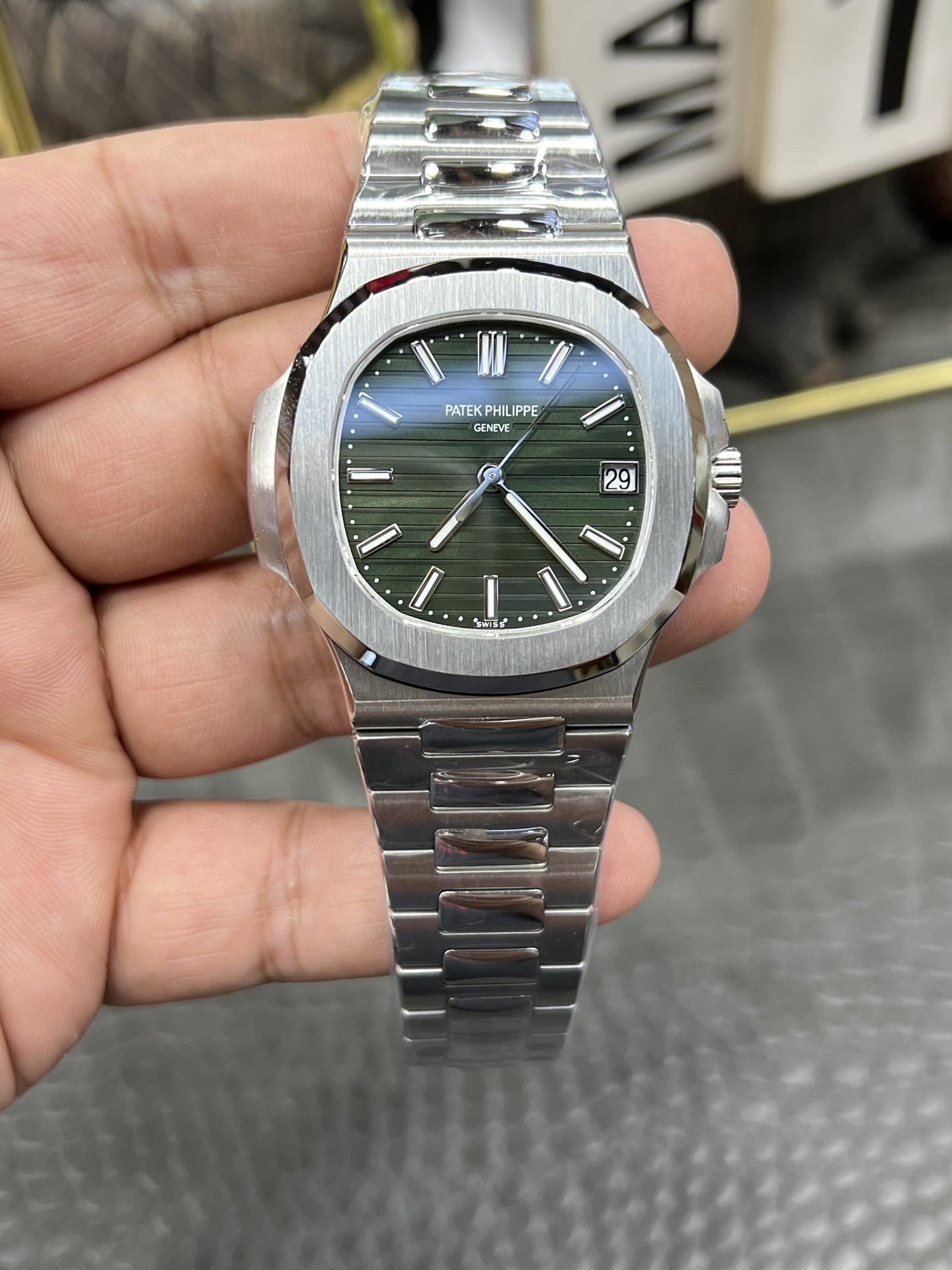 파텍필립 노틸러스 5711 다이아 자동 40mm 레플리카 43969