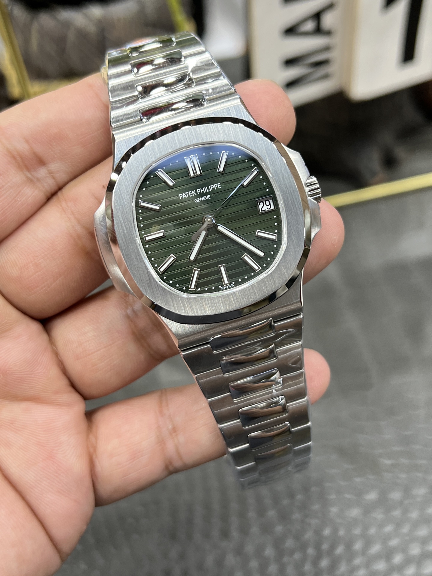 파텍필립 노틸러스 5711 다이아 자동 레플리카 43969 Patek Philippe 이미지 2