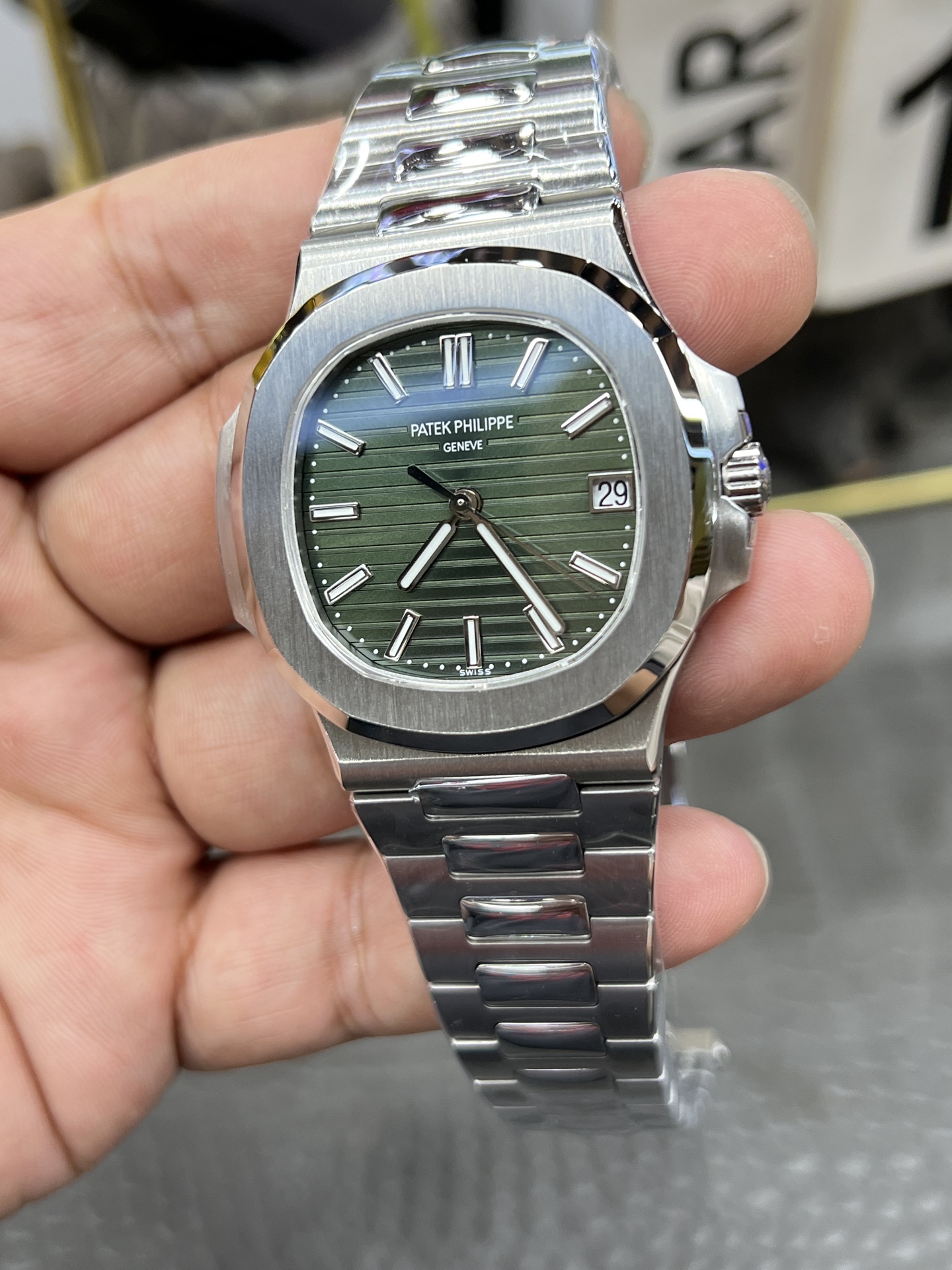 파텍필립 노틸러스 5711 다이아 자동 레플리카 43969 Patek Philippe 이미지 5