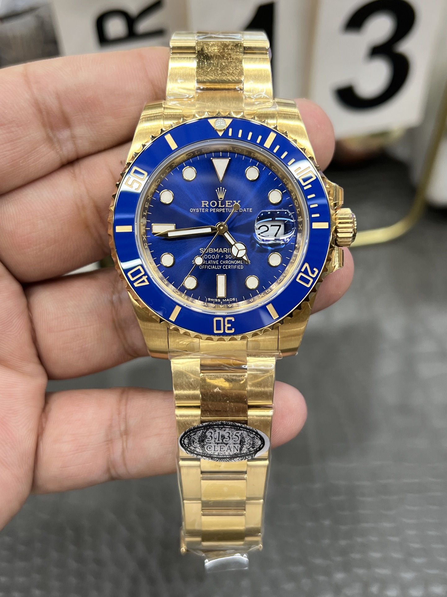 롤렉스 서브마리너 40mm 3135 무브먼트 레플리카 43077