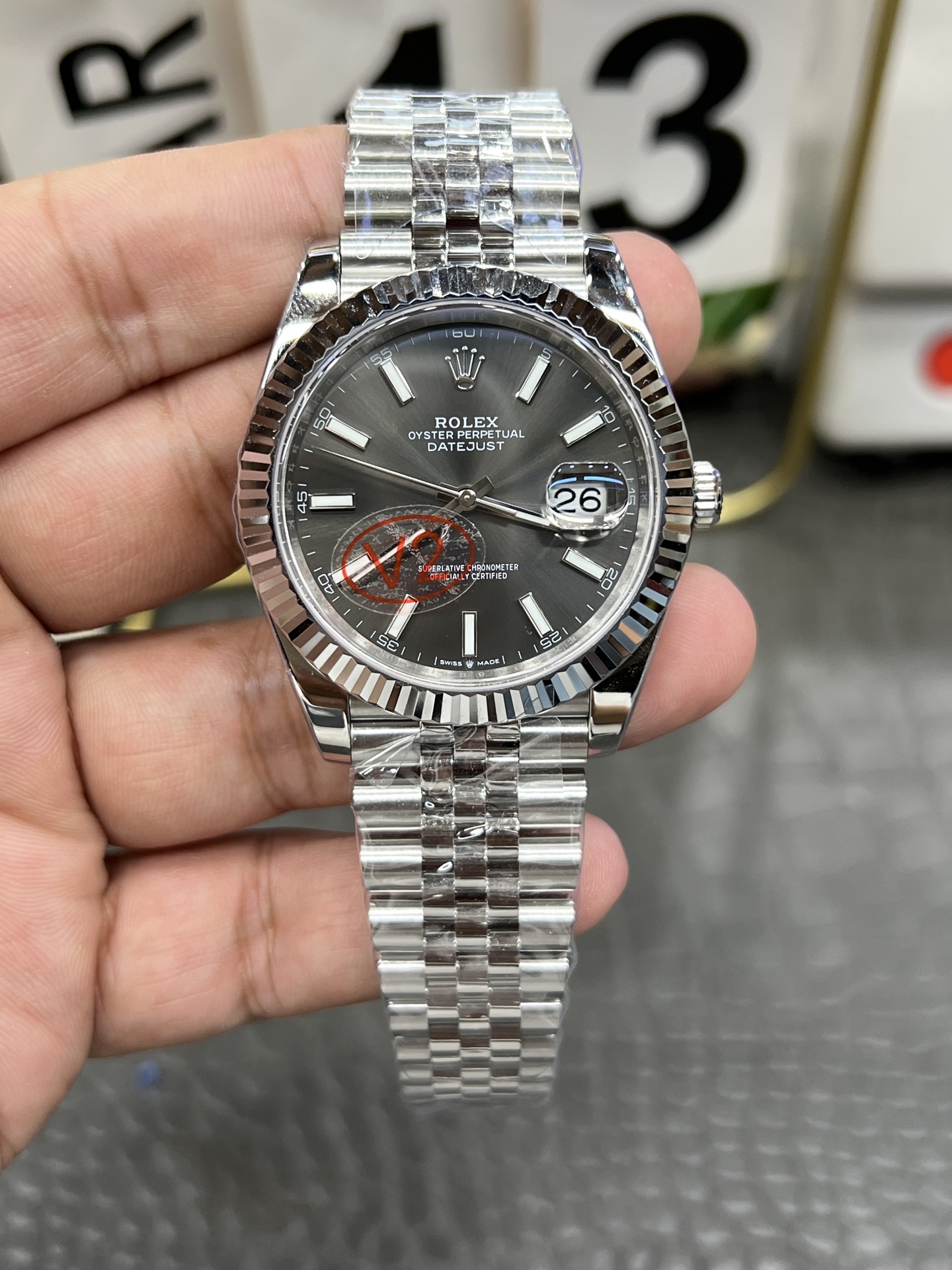 롤렉스 데이트저스트 41mm 3235 무브먼트 레플리카 43079