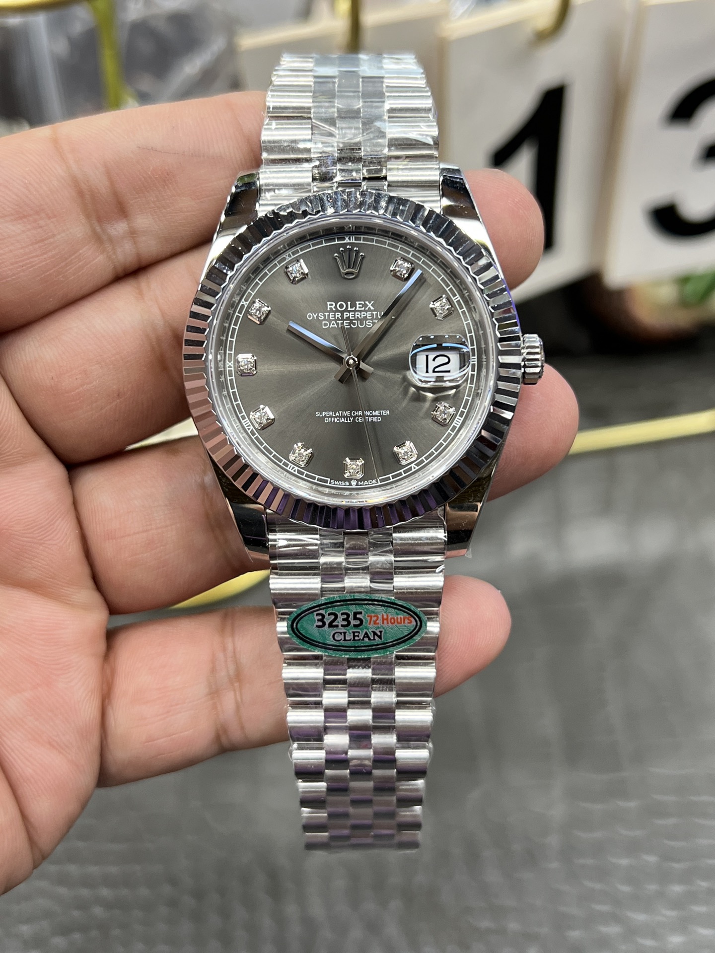 롤렉스 데이트저스트 41mm 3235 무브먼트 레플리카 43080