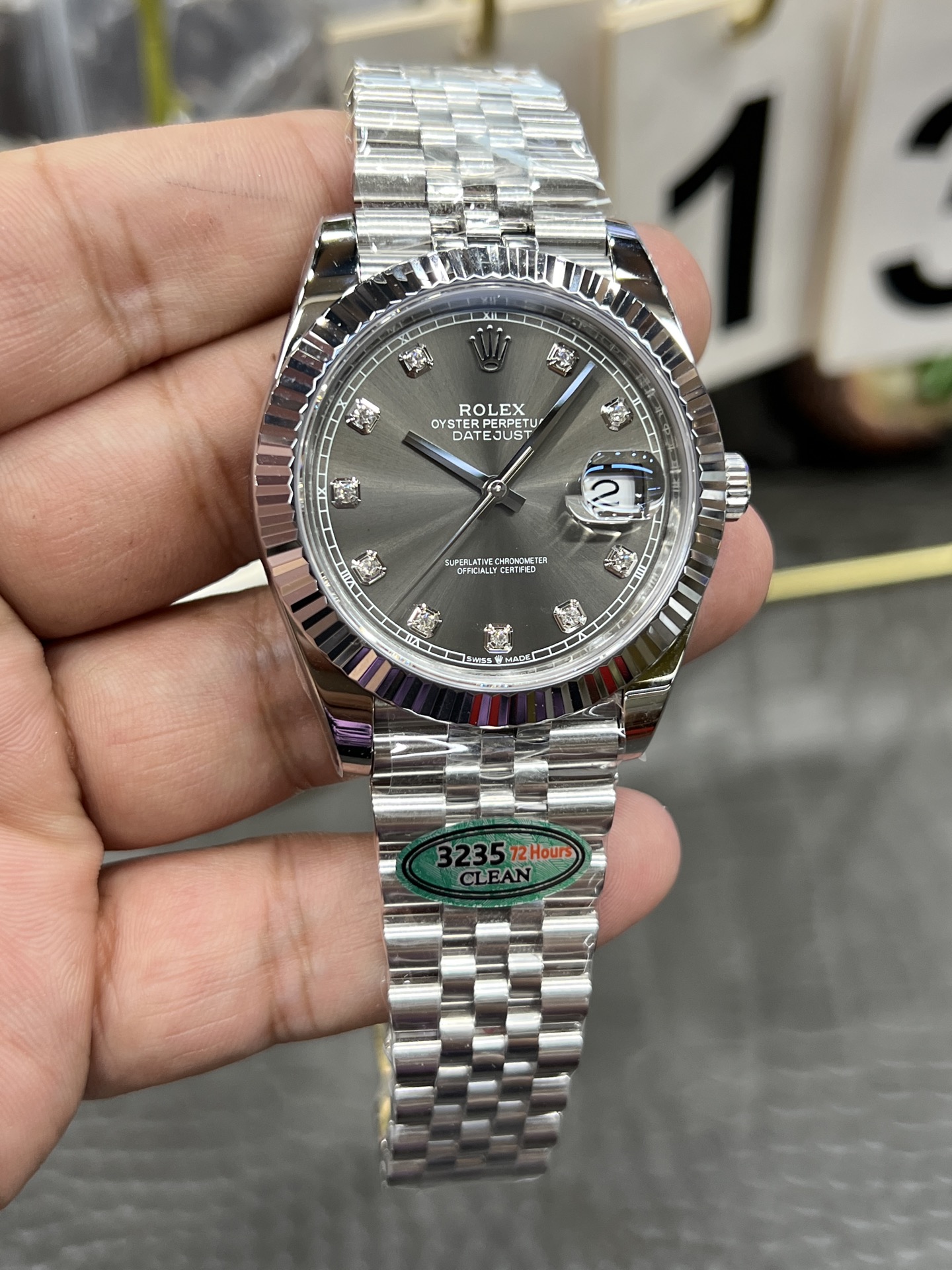 롤렉스 데이트저스트 41MM3235 무브먼트 레플리카 43080 Rolex 이미지 4