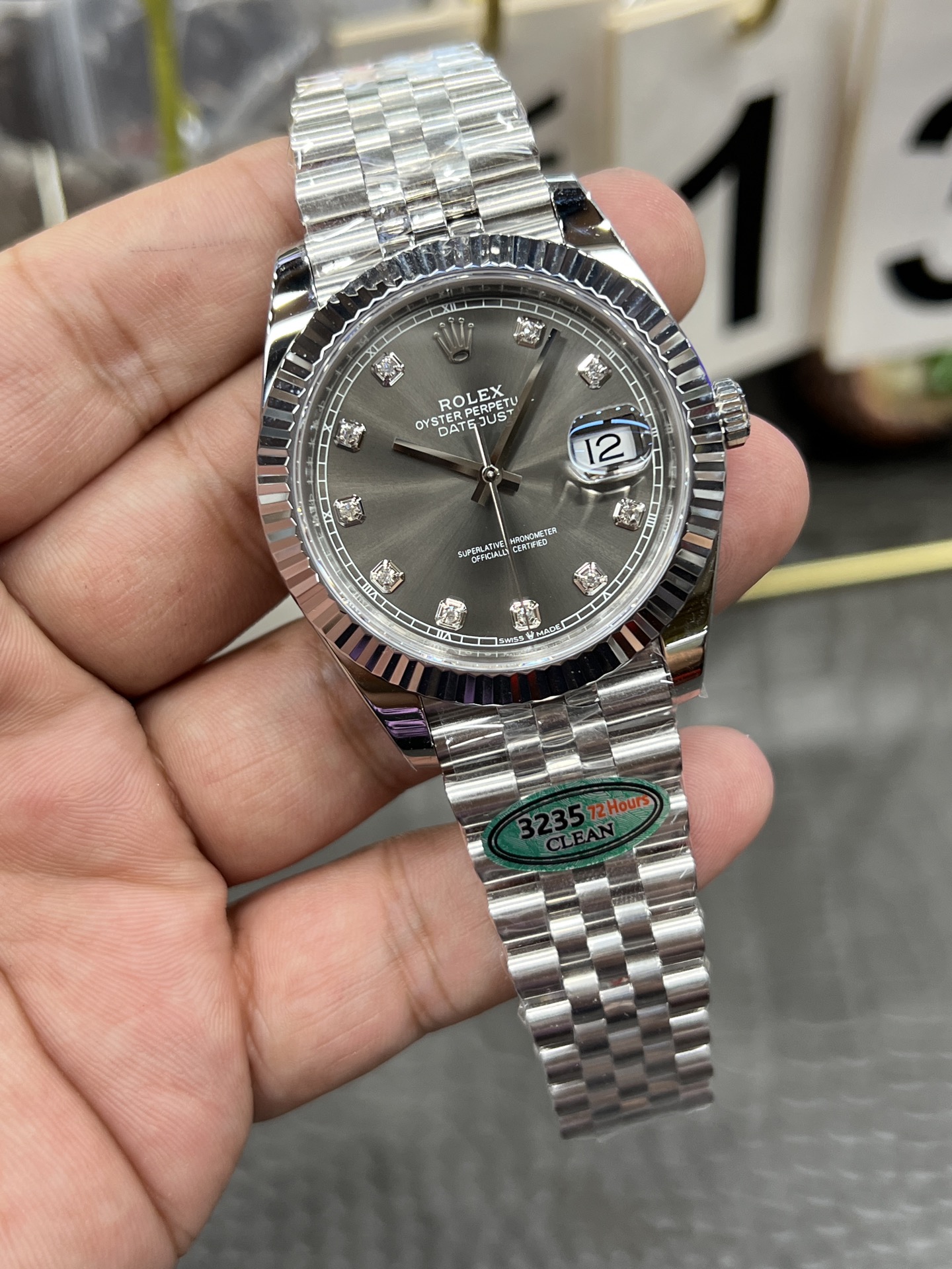 롤렉스 데이트저스트 41MM3235 무브먼트 레플리카 43080 Rolex 이미지 2