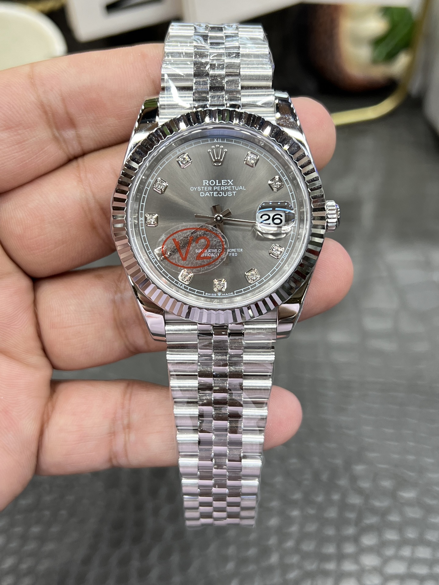롤렉스 데이트저스트 41mm 3235 무브먼트 레플리카 43082