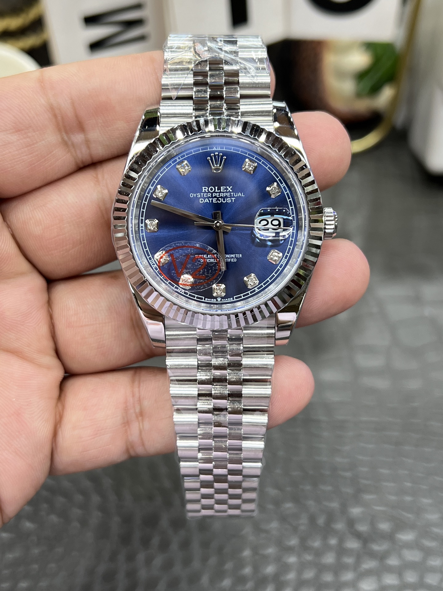 롤렉스 데이트저스트 41mm 3235 무브먼트 레플리카 43083