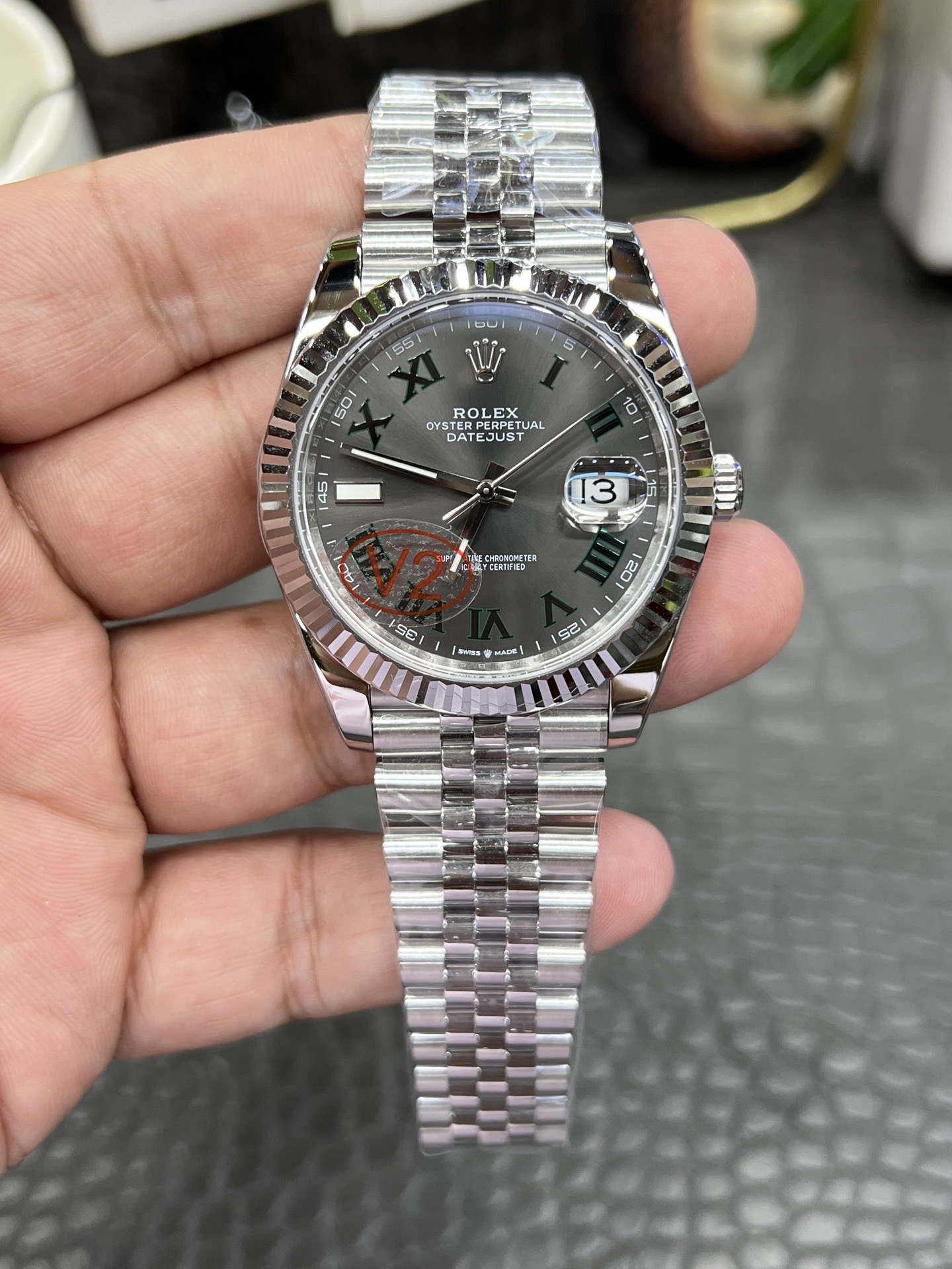 롤렉스 데이트저스트 41mm 3235 무브먼트 레플리카 43084