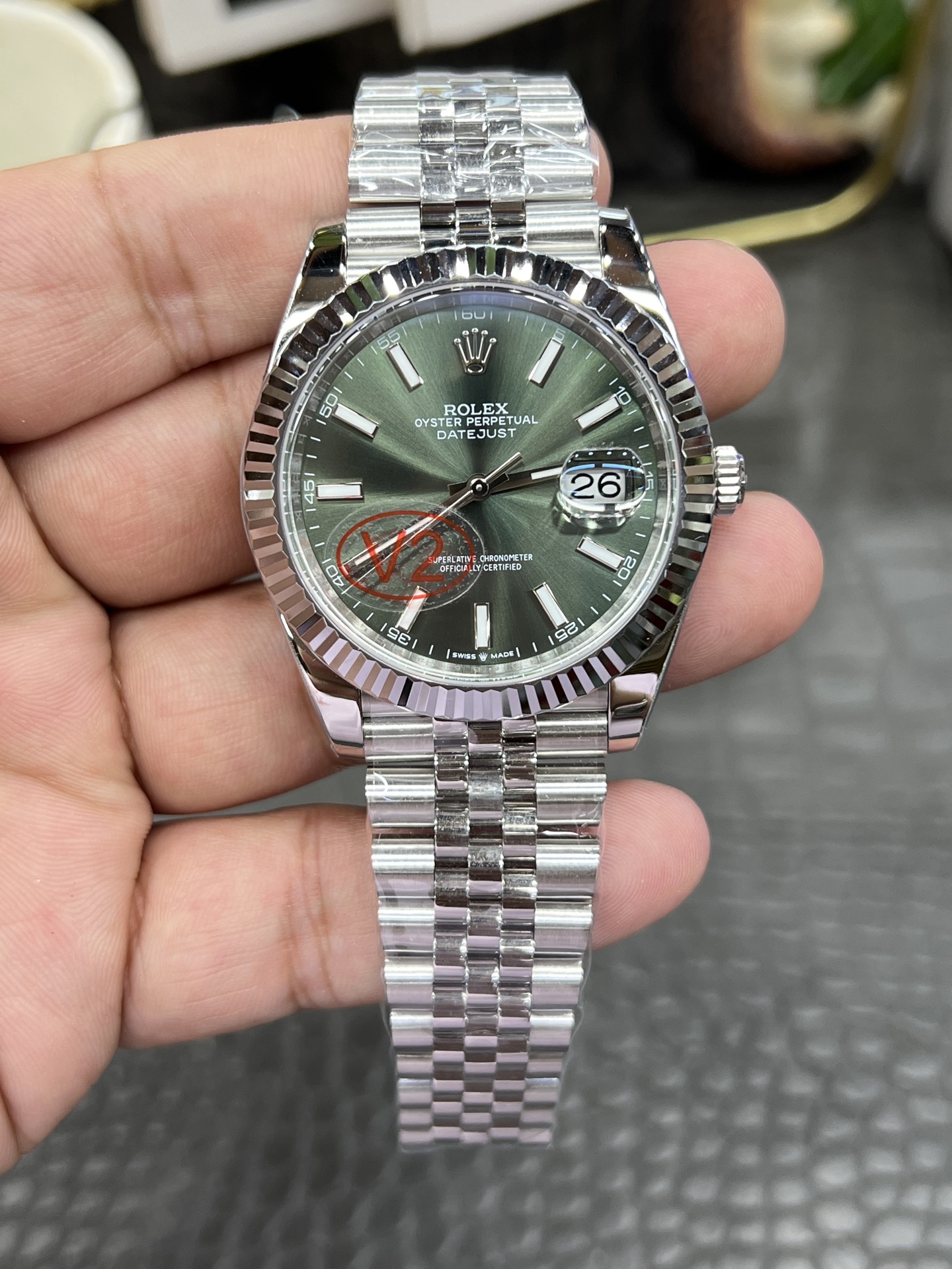 롤렉스 데이트저스트 41mm 3235 무브먼트 레플리카 43085