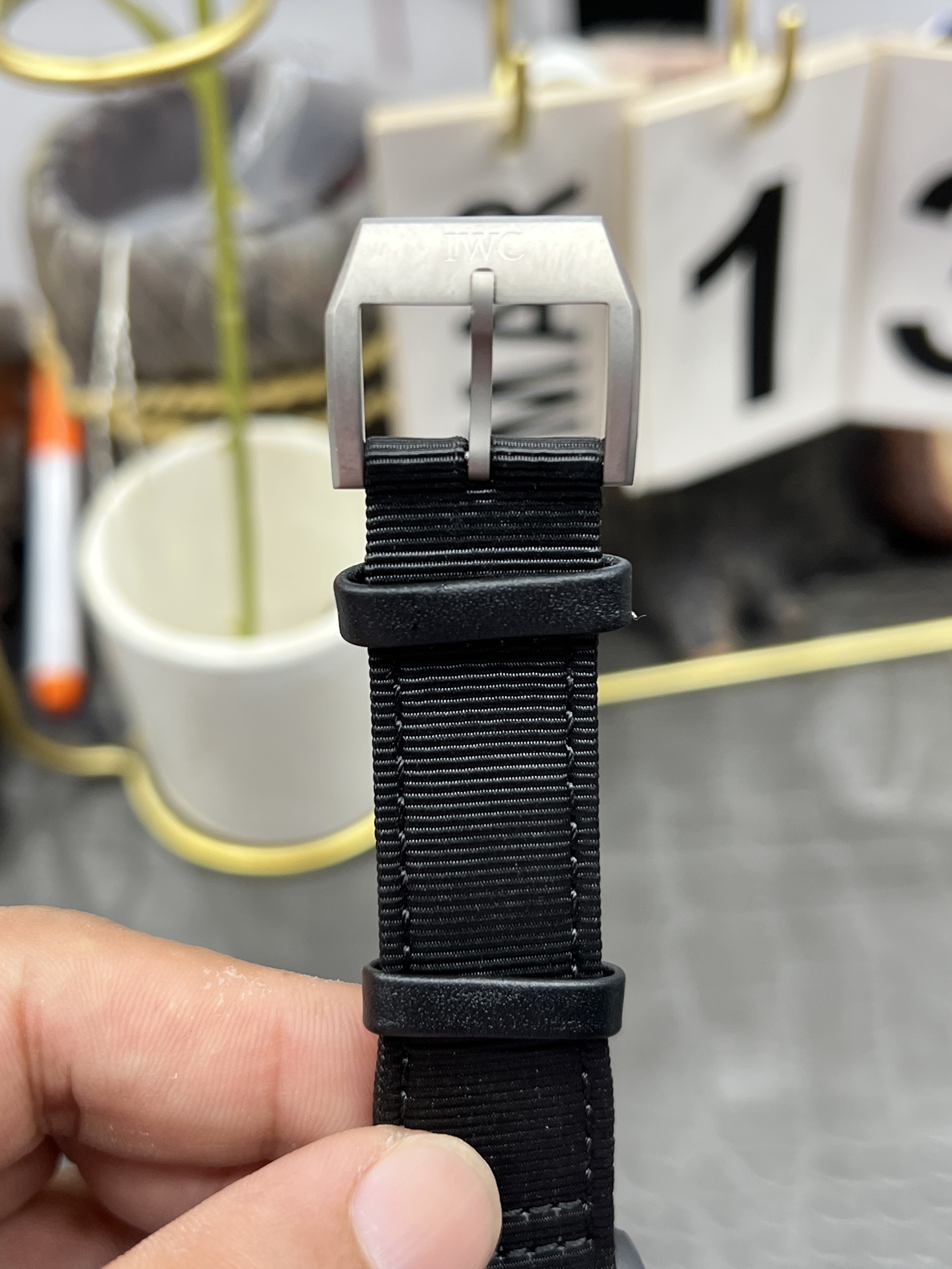 IWC 파일럿 에이스 오브 스페이드 세라믹 시계 이미지 8