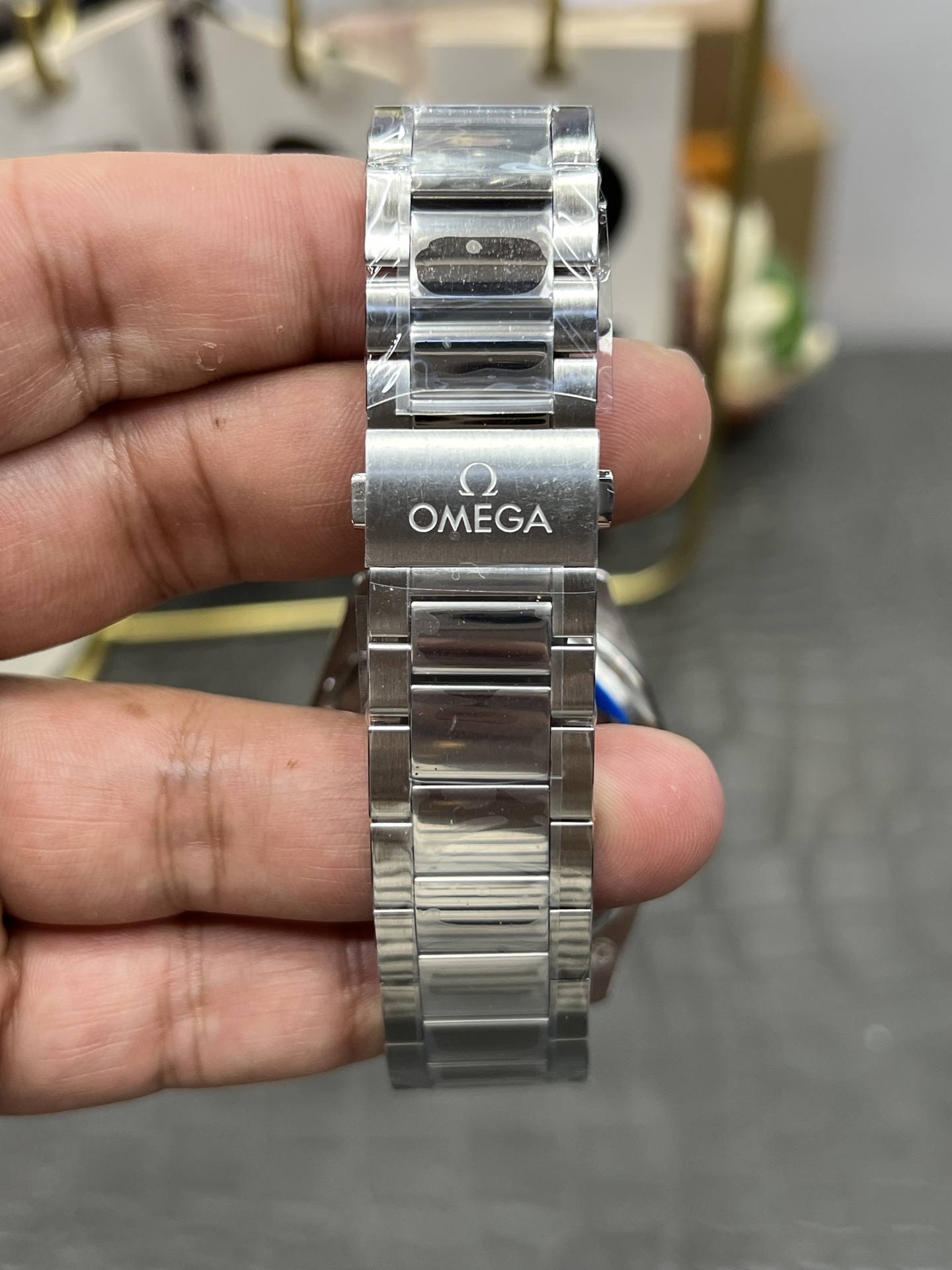오메가 씨마스터 아쿠아테라 그린 남성 자동 기계식 VS공장 시계 레플리카 44633 Omega 이미지 9