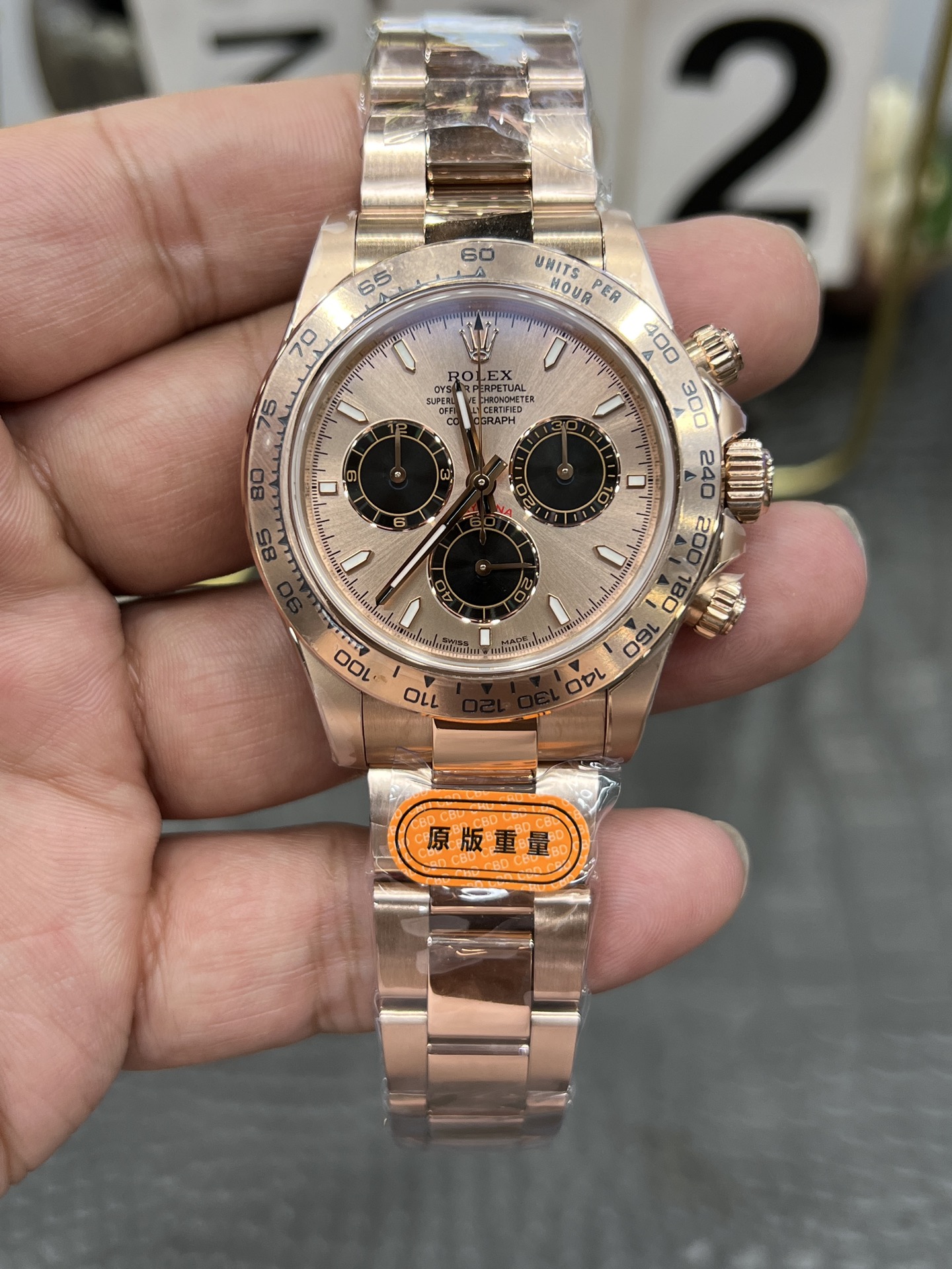 롤렉스 데이토나 40mm CBD공장 4131 무브먼트 레플리카 43318