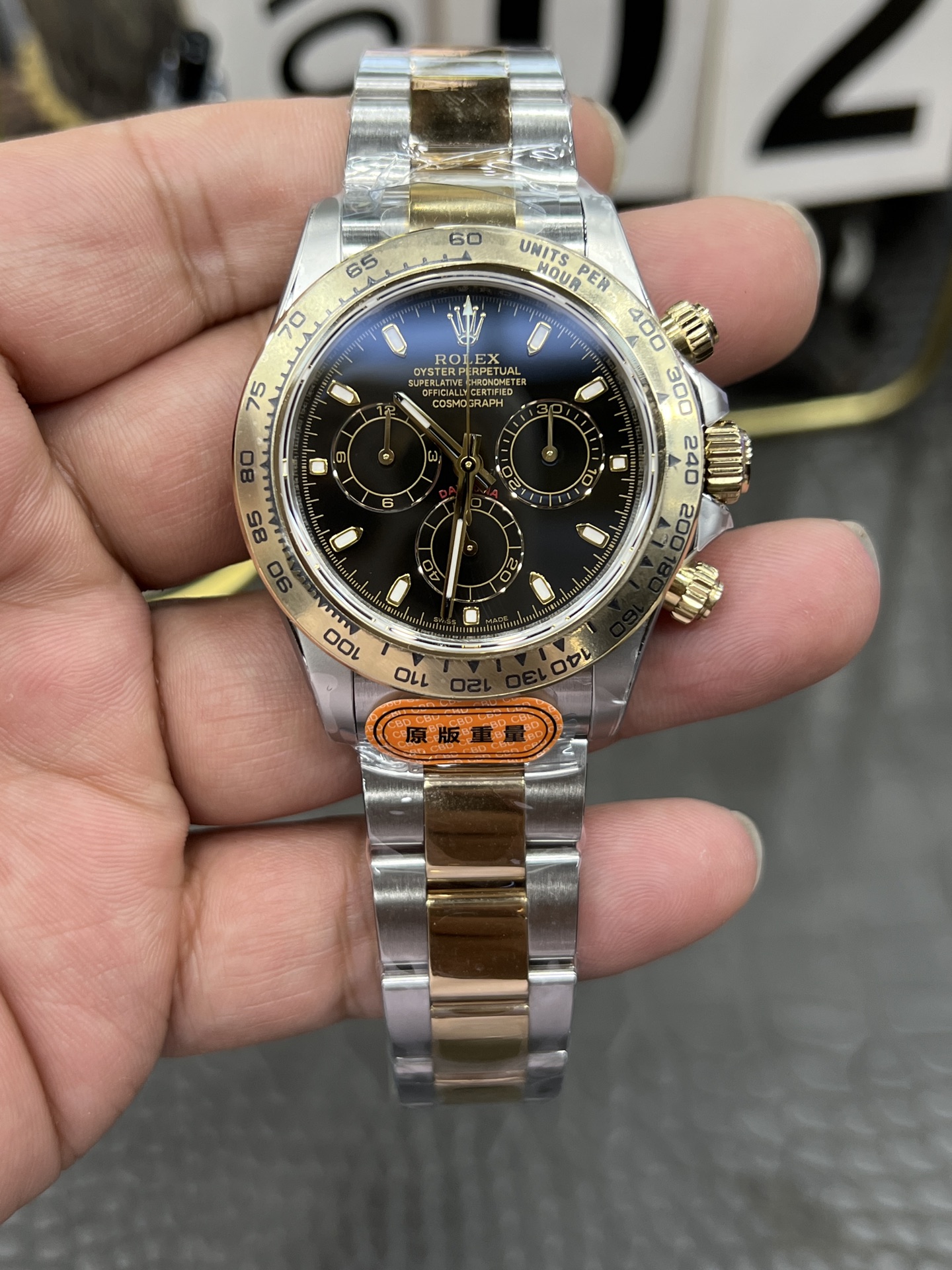 롤렉스 데이토나 40mm CBD공장 4130 무브먼트 레플리카 43319
