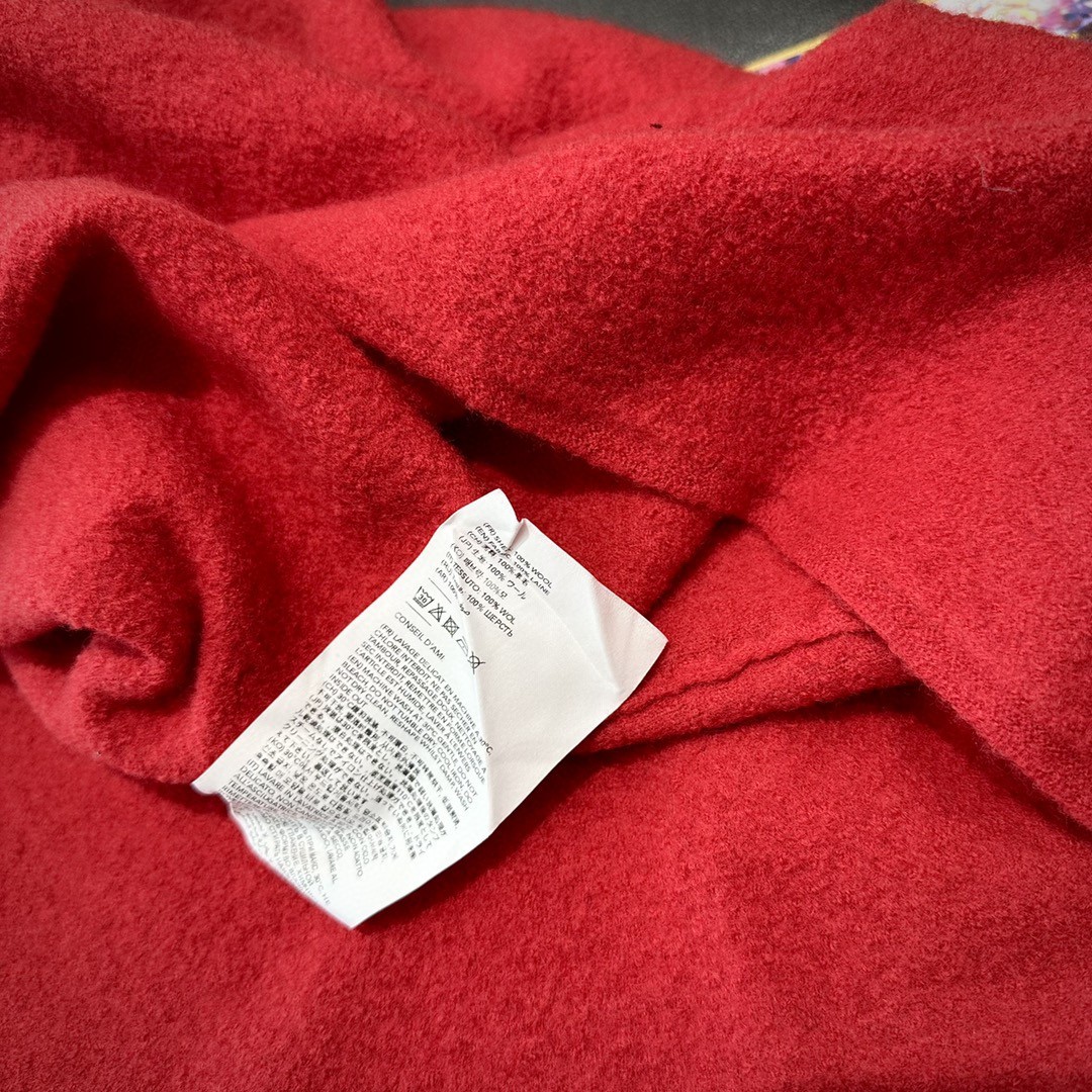 Mason424冬季开年红100%羊毛洗绒工艺柔软紧致很高级的毛绒感简约宽松极简大牌大货已出红/白/藏蓝