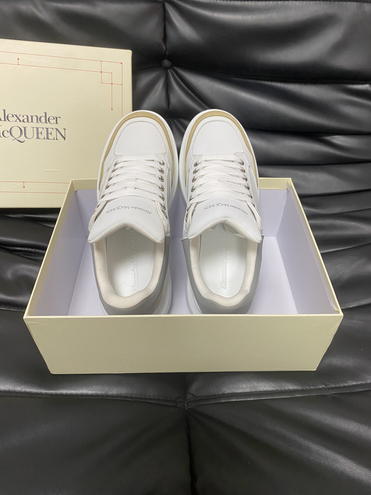 [ALEXANDER MQUEEN] Alexander McQueen P180-Calidad de gama alta Original único con único- Parte super