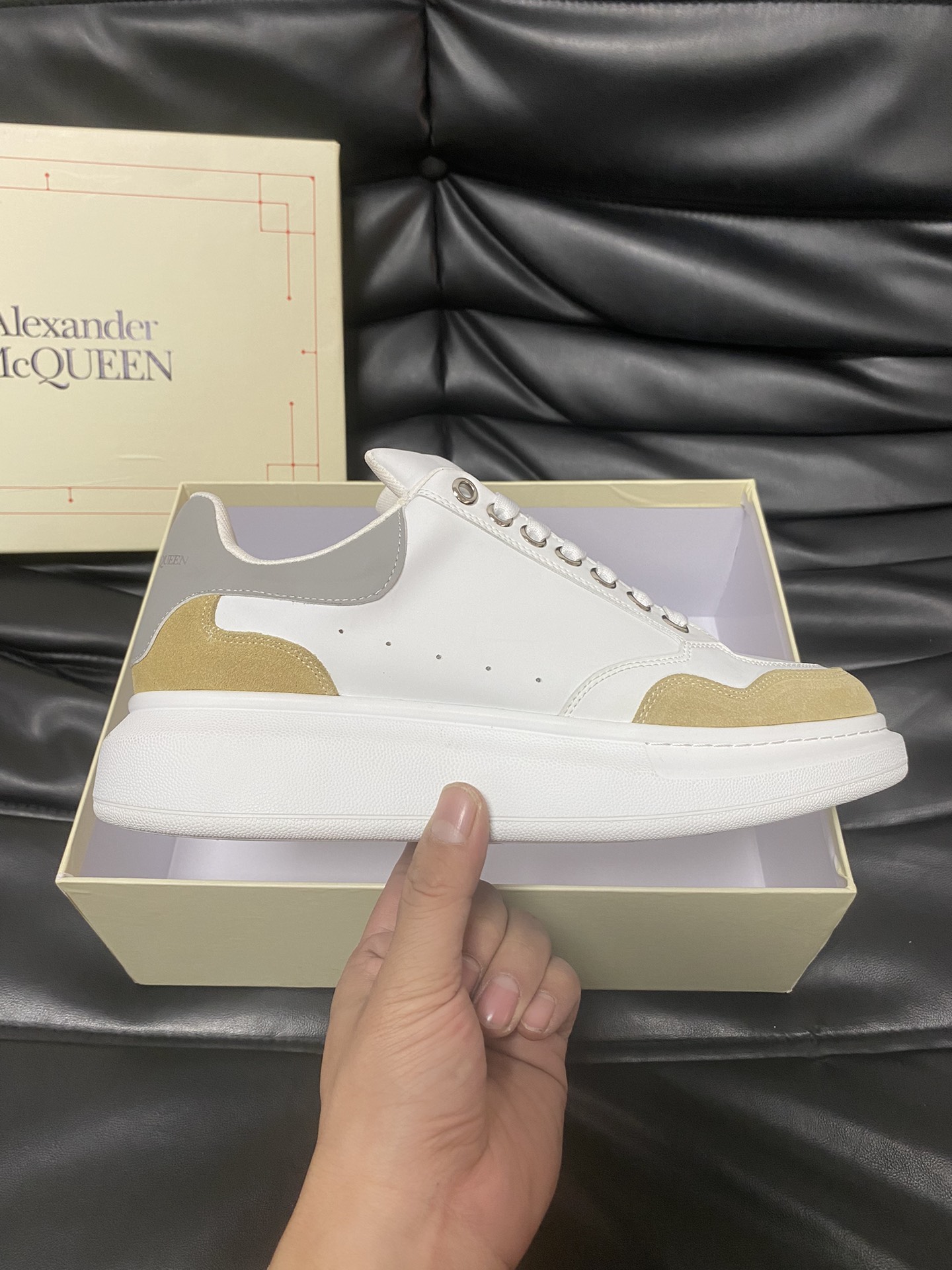 [ALEXANDER MQUEEN] Alexander McQueen P180-Calidad de gama alta Original único con único- Parte super