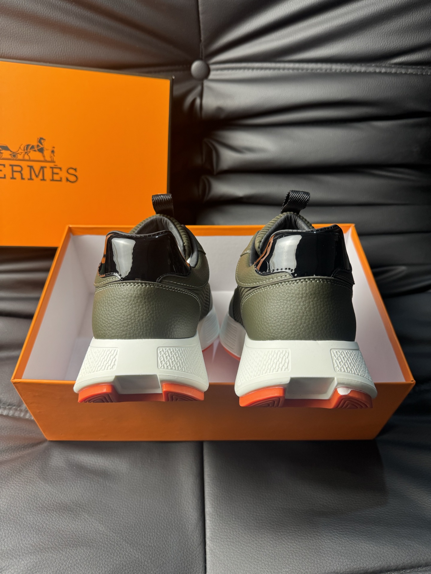 爱马仕 Hermès 高定典藏经典高奢皮鞋男鞋女鞋鞋履高跟鞋 #BB0CE2C3 6