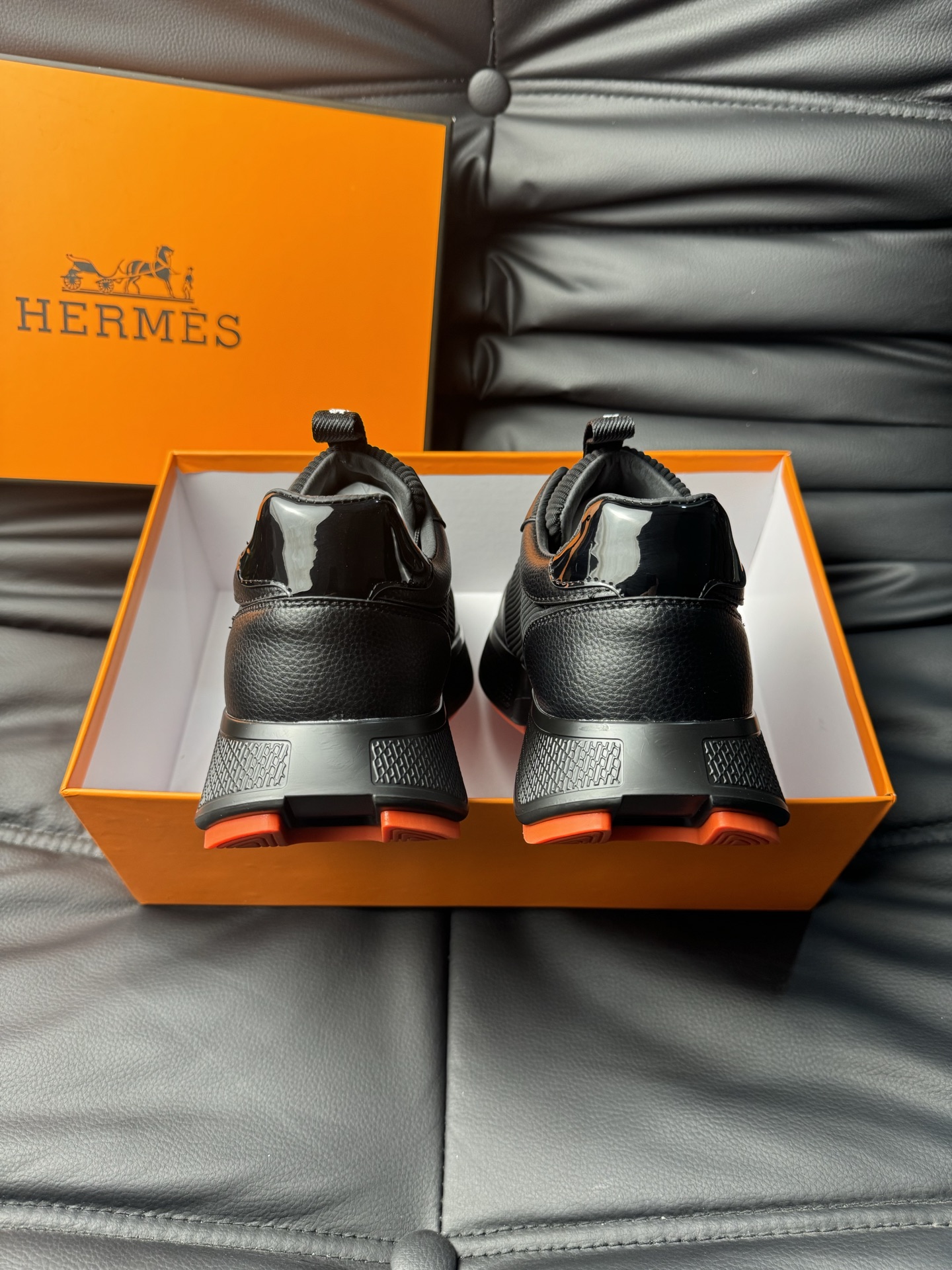 爱马仕 Hermès 高定典藏经典高奢皮鞋男鞋女鞋鞋履高跟鞋 #A48354EF 6