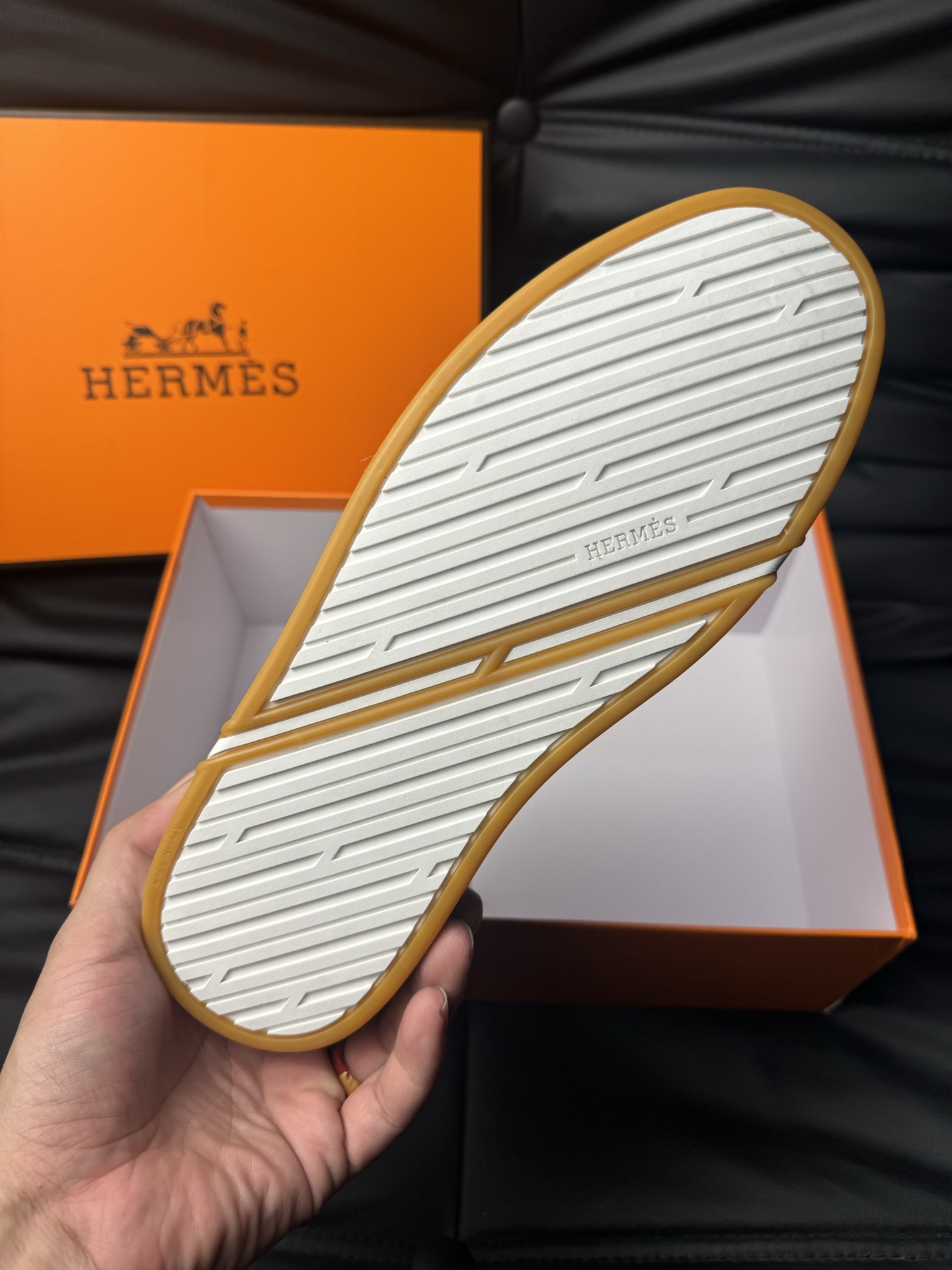 Hermès Haute Couture Classic Luxury Leather Shoe Loafer Shoes Ref 9