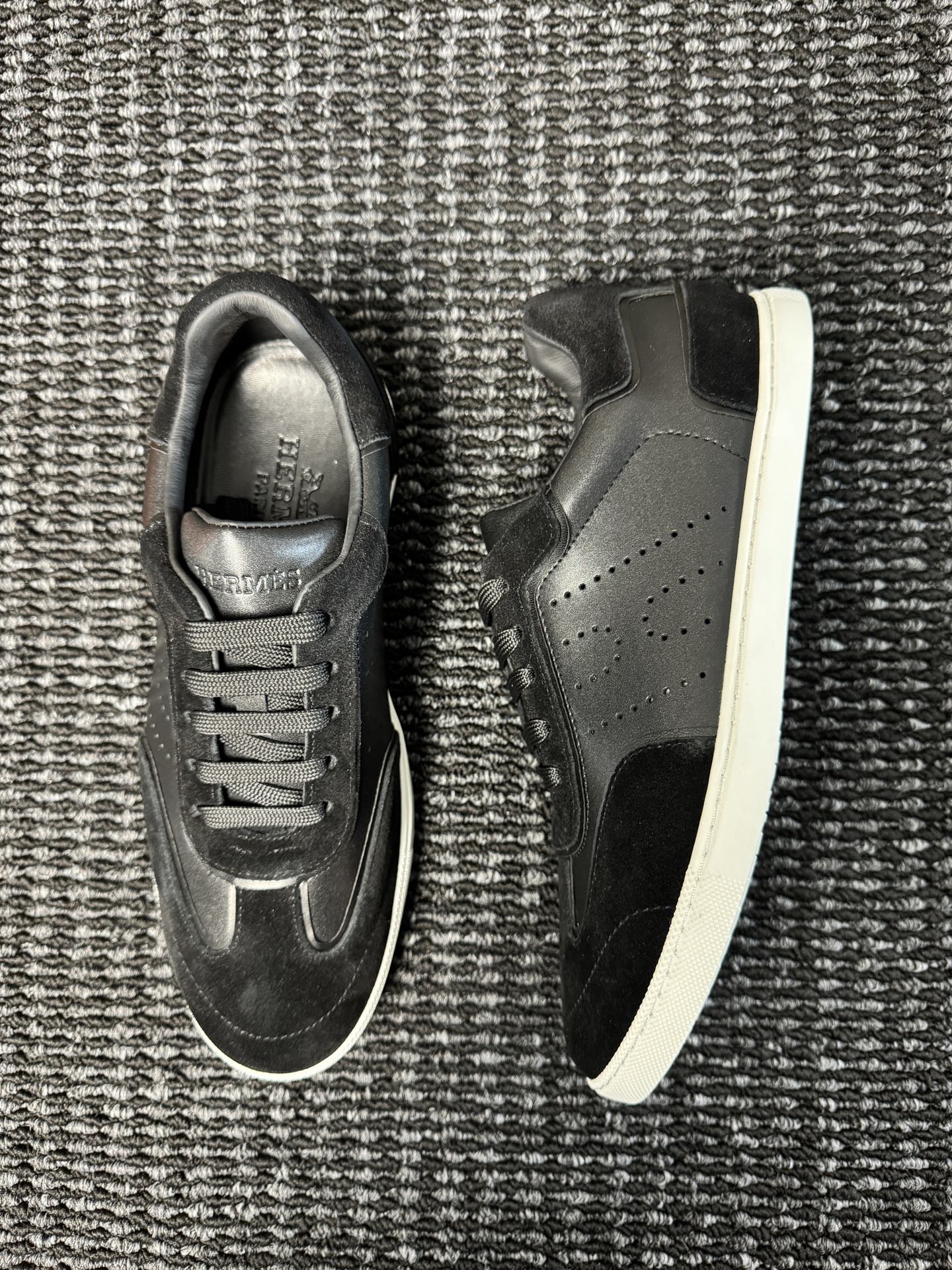 Hermes Style Leather Men's Shoes Lookbook Reference image 2