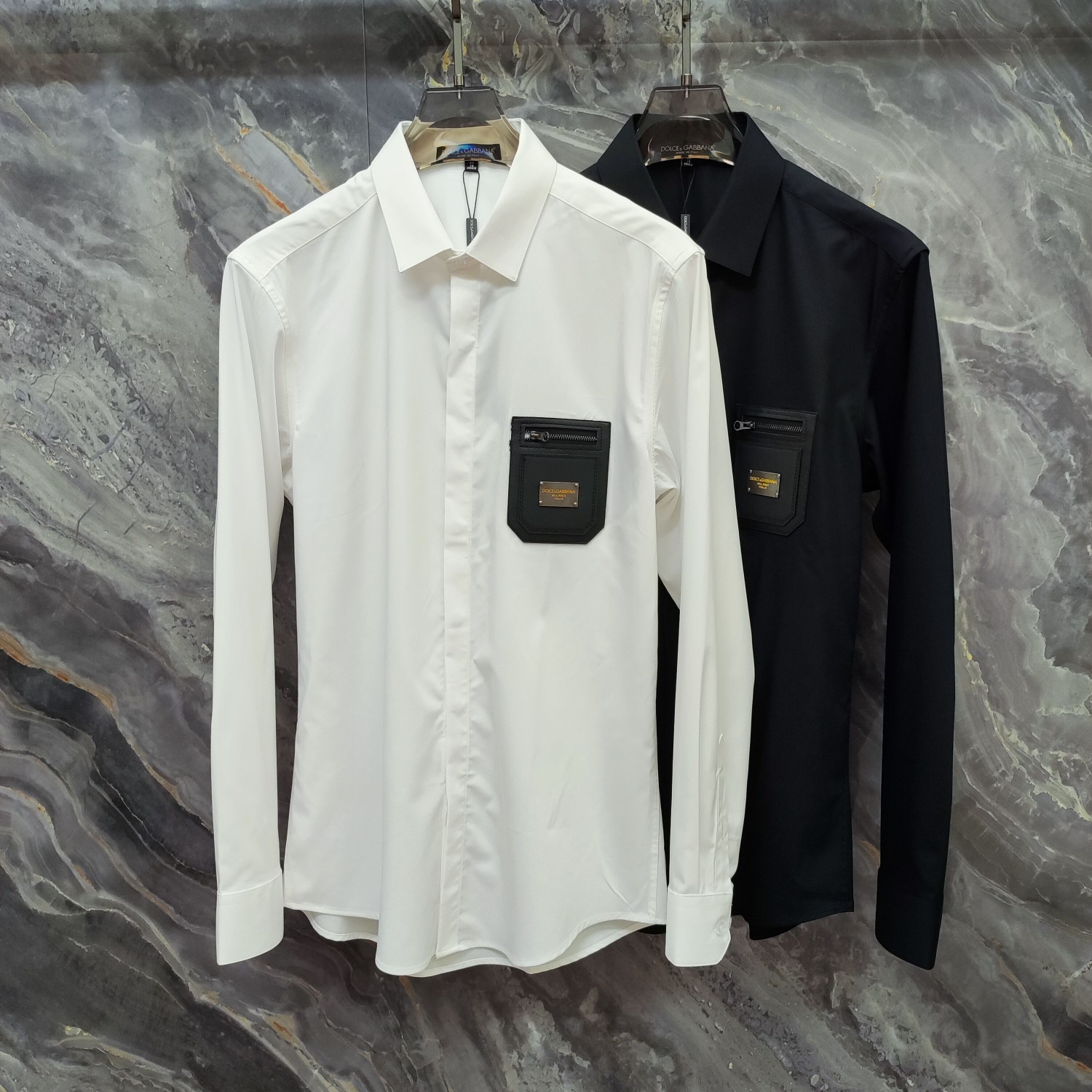 杜嘉班纳 DG 2025ss新款长袖 衬衫 衬衣，高端版本！专柜定制面料 透气舒适度高，细节无可挑剔，品