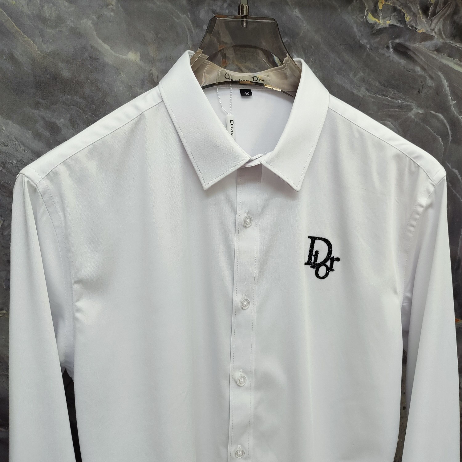   迪奥  DIOR  2025ss新款长袖 衬衫 衬衣，高端版本！专柜定制面料 透气舒适度高，细节无可