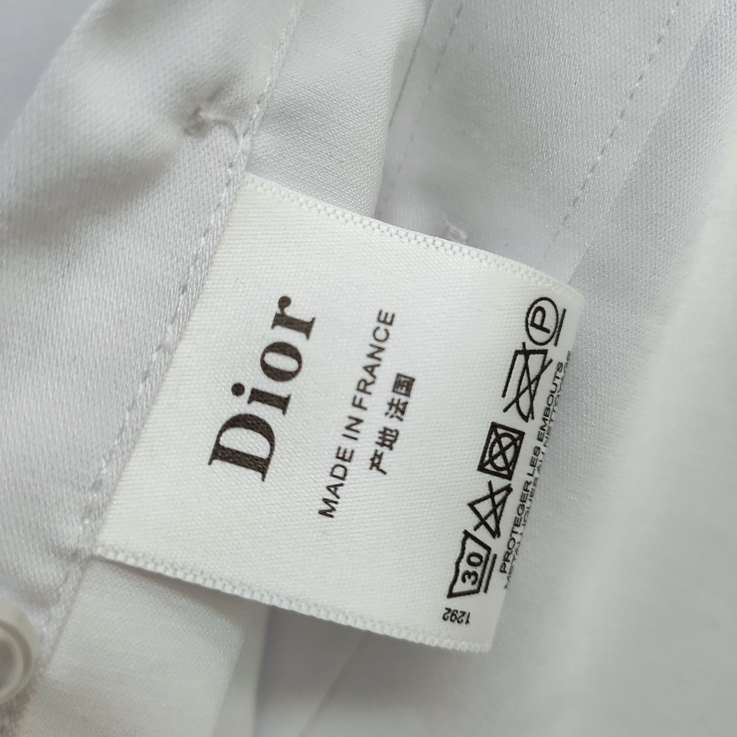   迪奥  DIOR  2025ss新款长袖 衬衫 衬衣，高端版本！专柜定制面料 透气舒适度高，细节无可