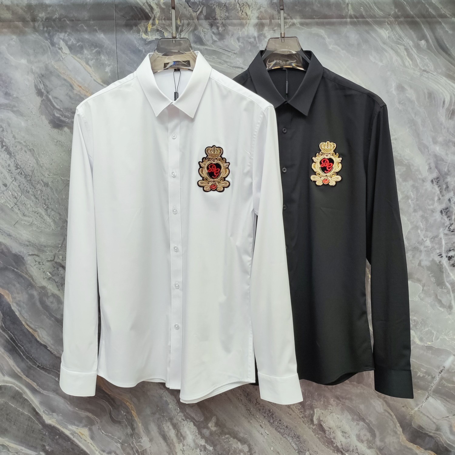 杜嘉班纳 DG 2026ss新款长袖 衬衫 衬衣，高端版本！专柜定制面料 透气舒适度高，细节无可挑剔，品