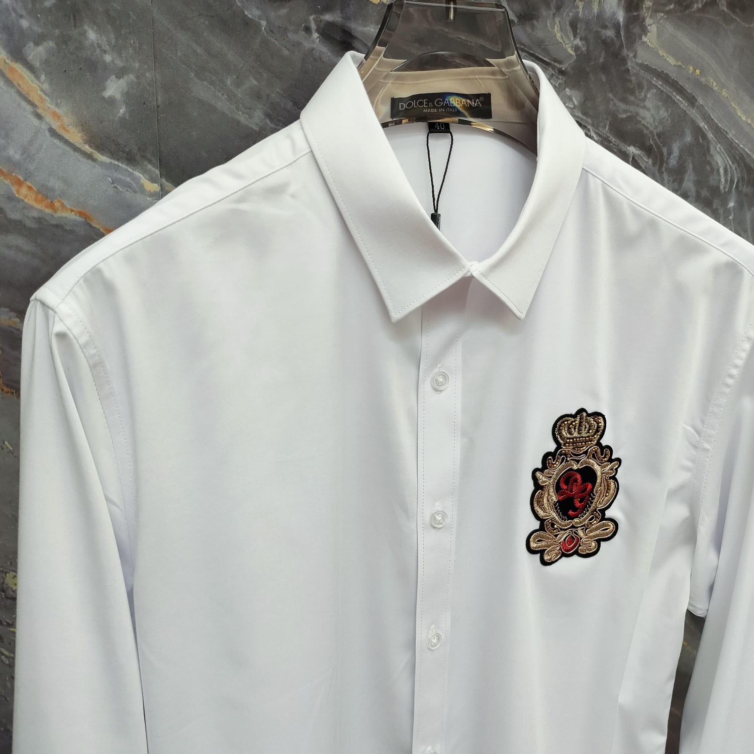 杜嘉班纳 DG 2026ss新款长袖 衬衫 衬衣，高端版本！专柜定制面料 透气舒适度高，细节无可挑剔，品