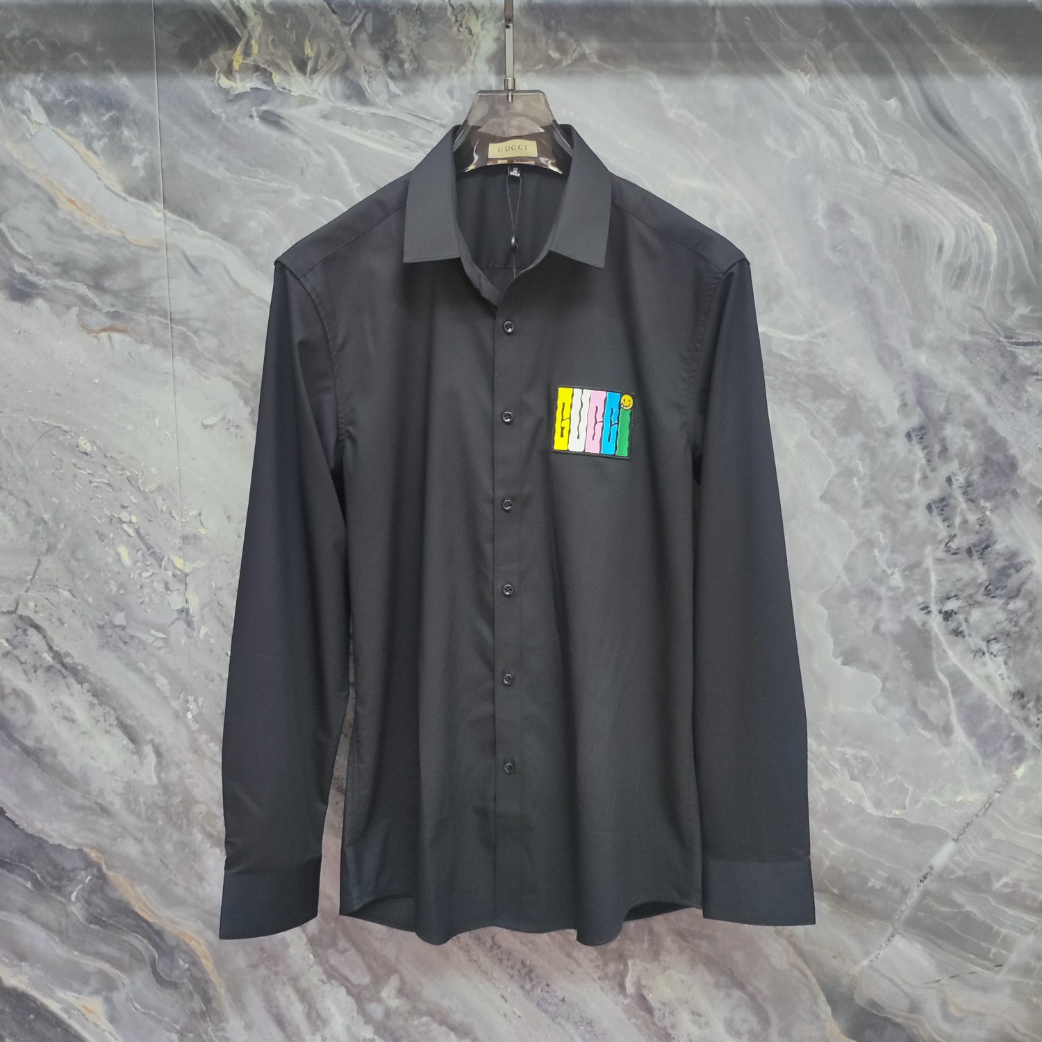 古奇 GUCCI 2026ss新款长袖 衬衫 衬衣，高端版本！专柜定制面料 透气舒适度高，细节无可挑剔，