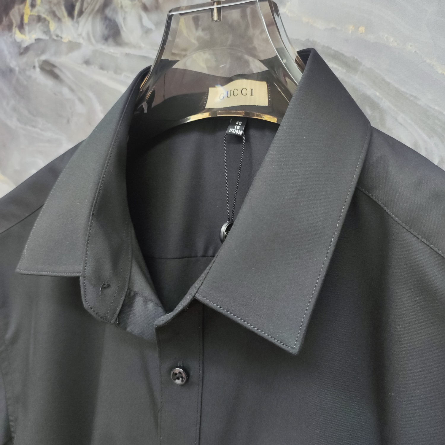 古奇 GUCCI 2026ss新款长袖 衬衫 衬衣，高端版本！专柜定制面料 透气舒适度高，细节无可挑剔，