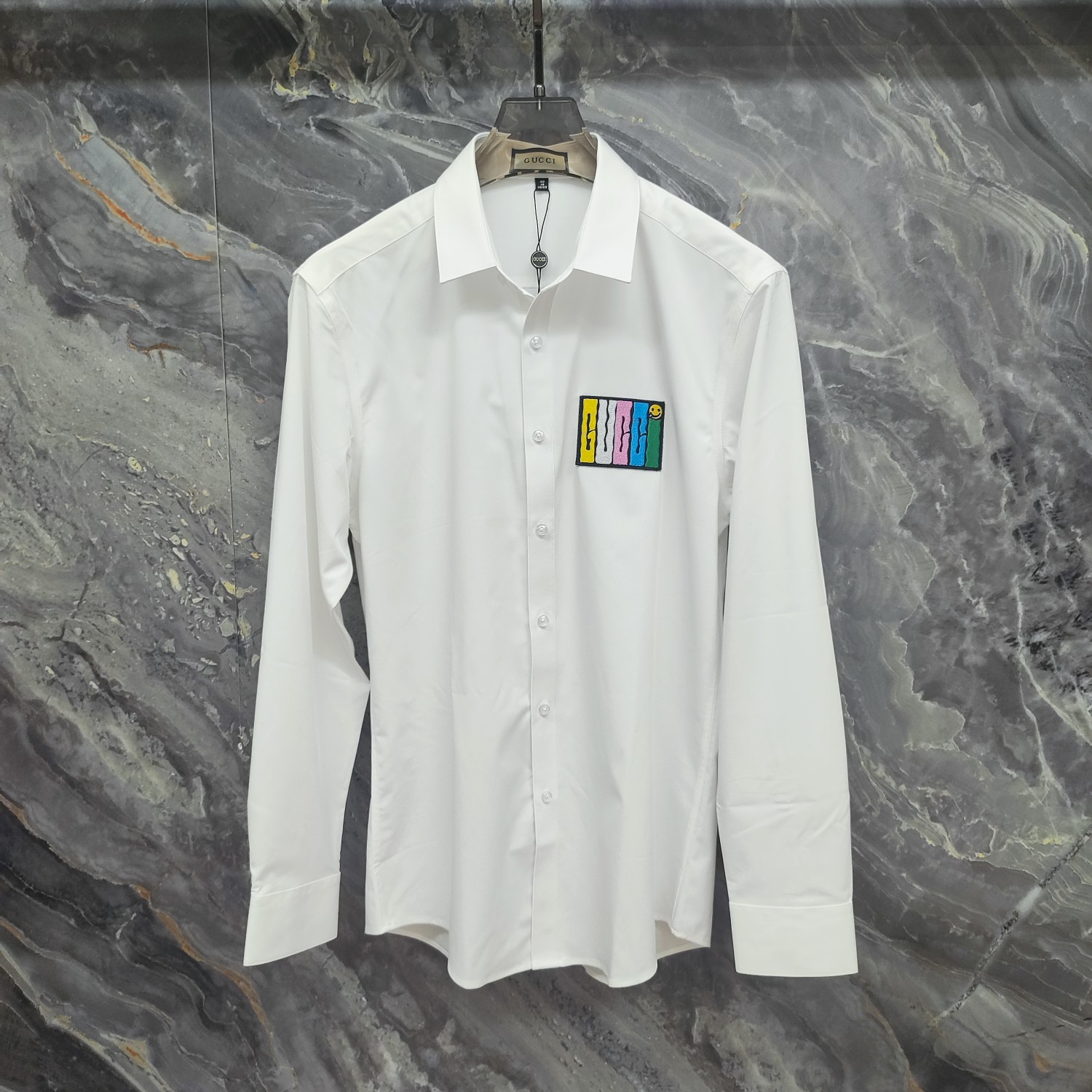 古奇 GUCCI 2026ss新款长袖 衬衫 衬衣，高端版本！专柜定制面料 透气舒适度高，细节无可挑剔，