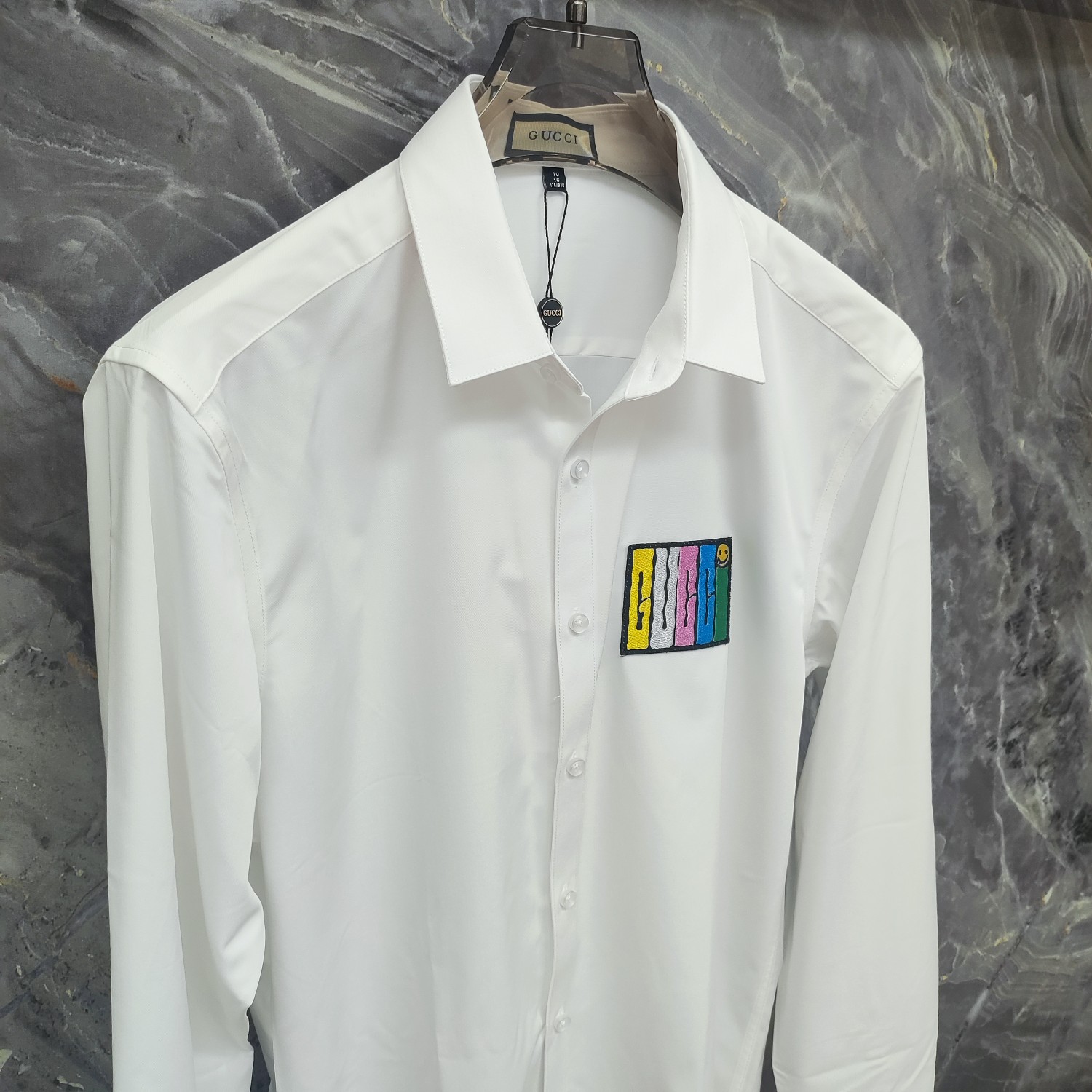 古奇 GUCCI 2026ss新款长袖 衬衫 衬衣，高端版本！专柜定制面料 透气舒适度高，细节无可挑剔，