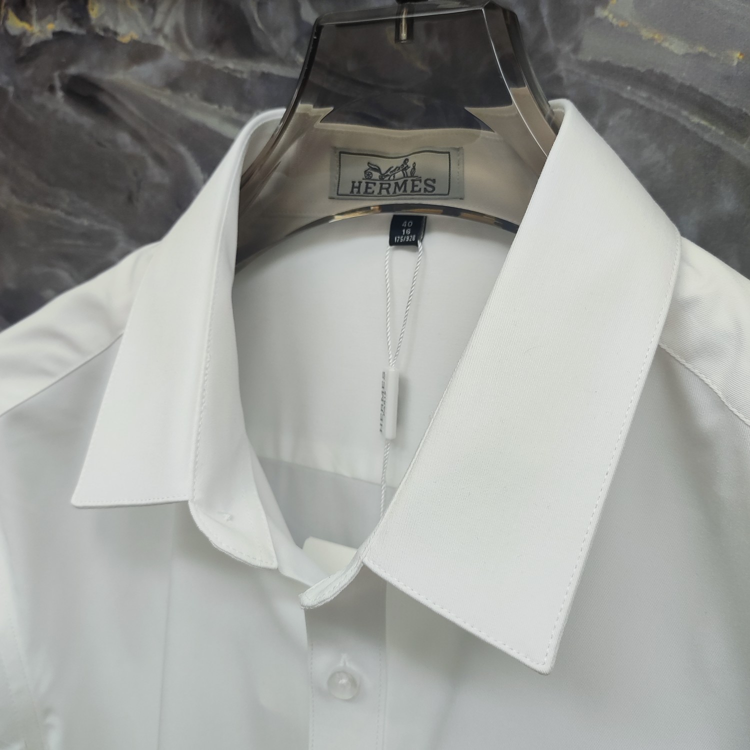   爱马仕 HERMES  2025ss新款长袖 衬衫 衬衣，高端版本！专柜定制面料 透气舒适度高，细节