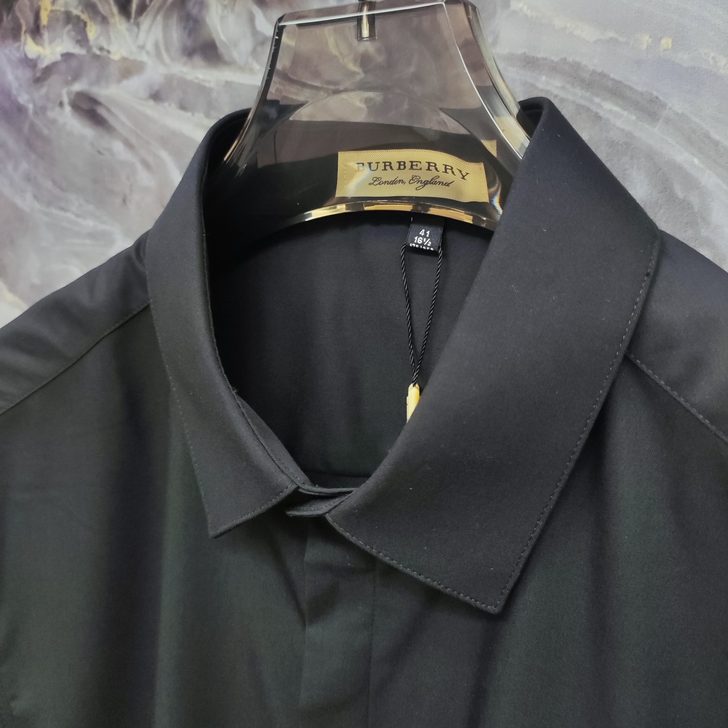 巴宝莉 BURBERRY 2025ss新款长袖 衬衫 衬衣，高端版本！专柜定制面料 透气舒适度高，细节无