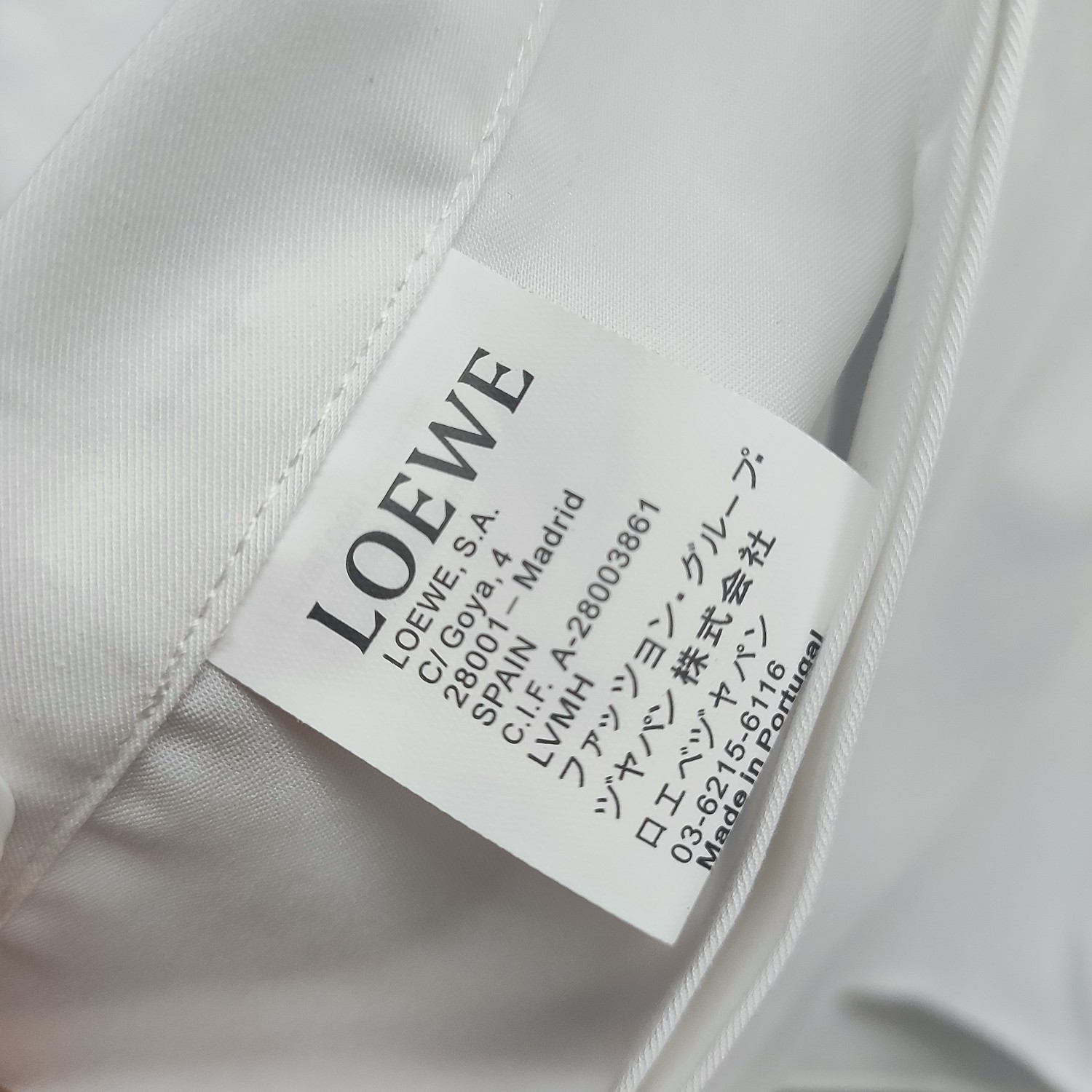   Loewe 罗意威  2025ss新款长袖 衬衫 衬衣，高端版本！专柜定制面料 透气舒适度高，细节无