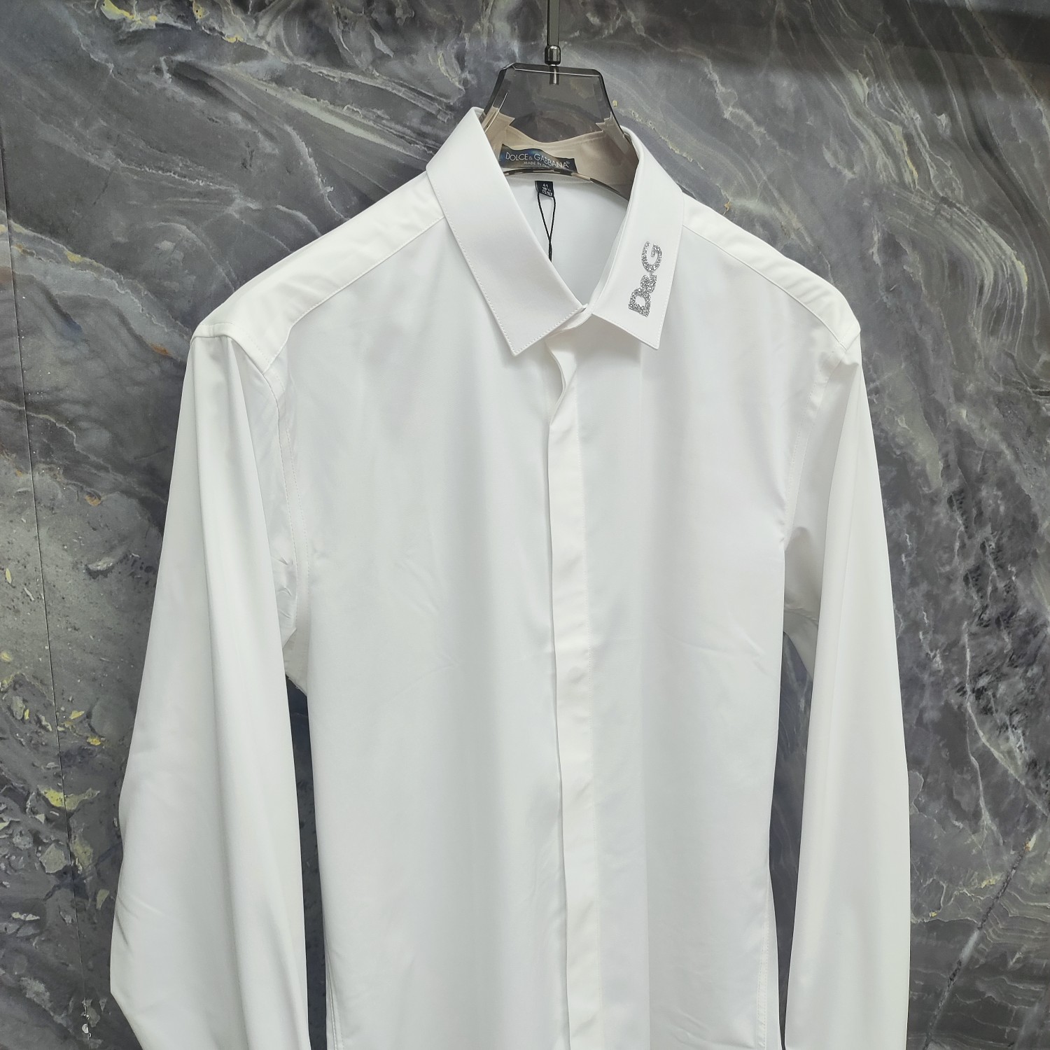 杜嘉班纳 DG 2025ss新款长袖 衬衫 衬衣，高端版本！专柜定制面料 透气舒适度高，细节无可挑剔，品