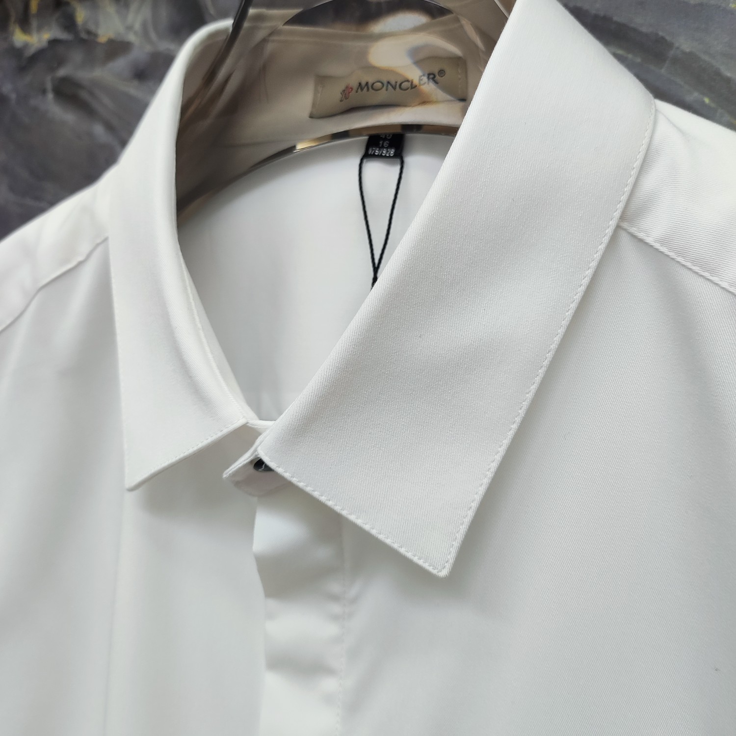 M*ncler 蒙口 2025ss新款长袖 衬衫 衬衣，高端版本！专柜定制面料 透气舒适度高，细节无可挑