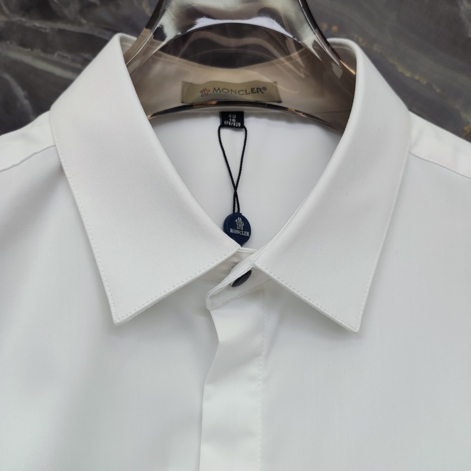 M*ncler 蒙口 2025ss新款长袖 衬衫 衬衣，高端版本！专柜定制面料 透气舒适度高，细节无可挑