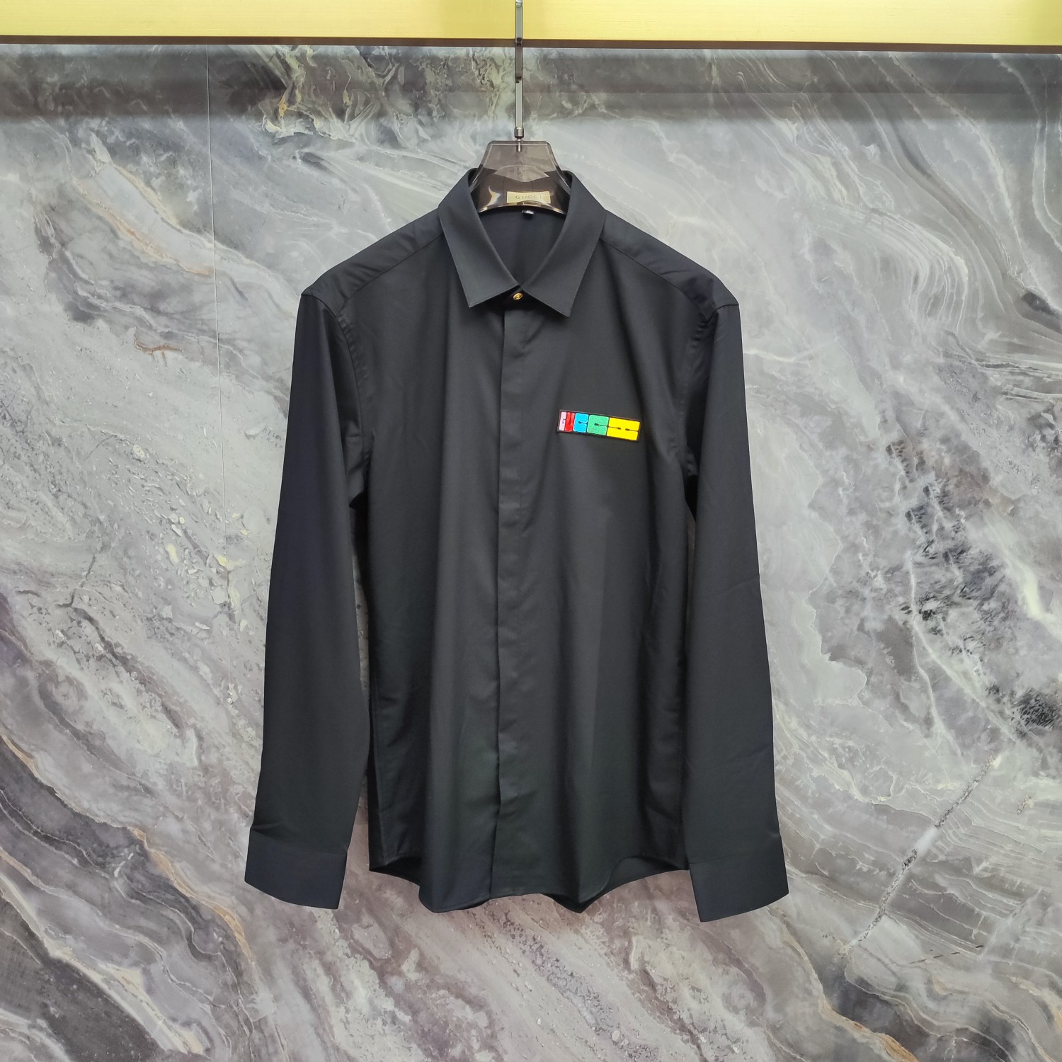    古奇 GUCCI  2025ss新款长袖 衬衫 衬衣，高端版本！专柜定制面料 透气舒适度高，细节无